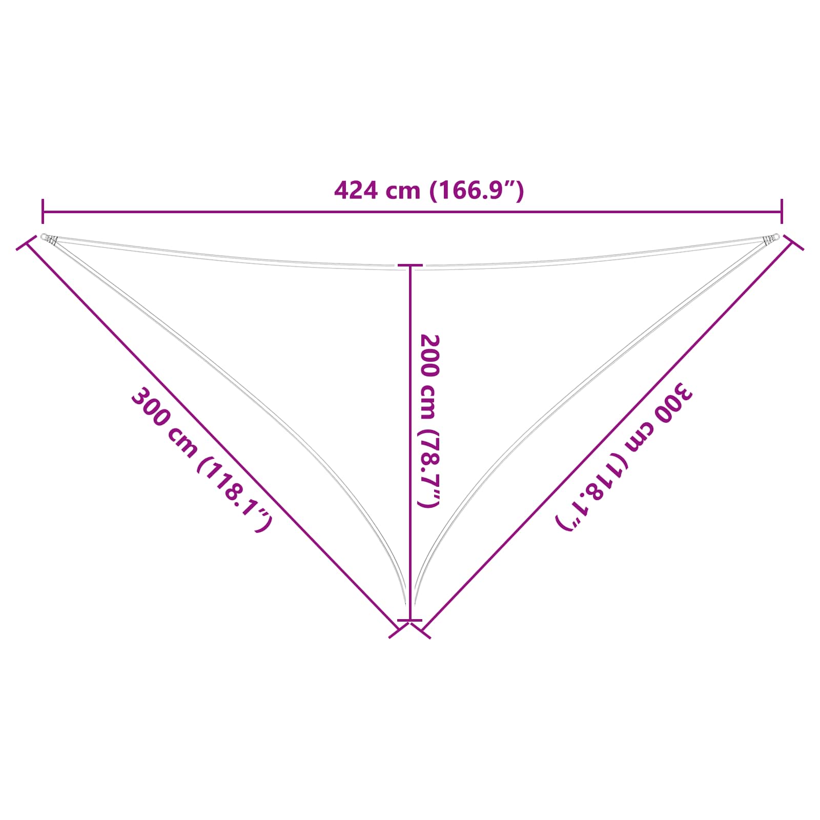 Jedro za sunce Plava i bijela 3 x 3 x 4,24 m