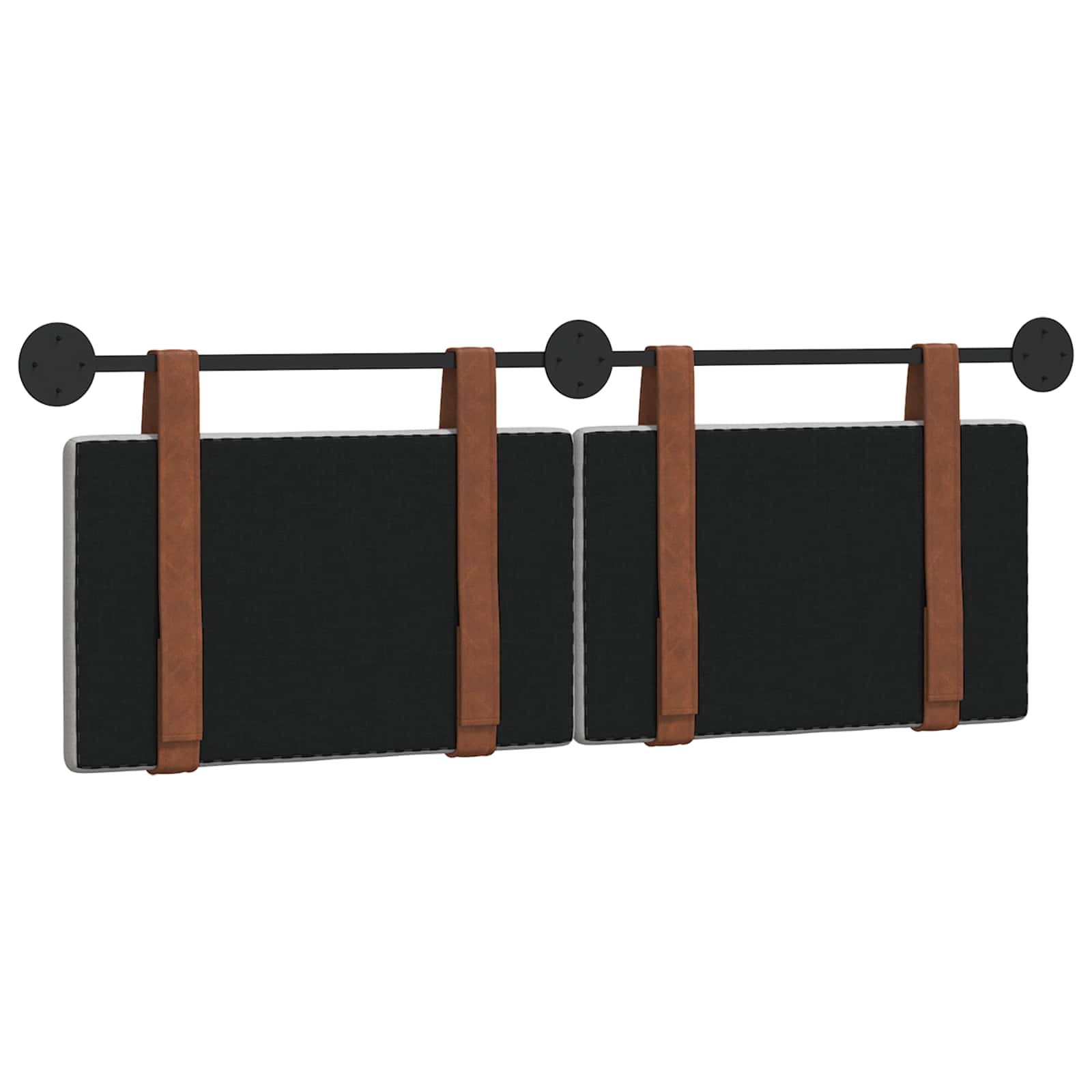 Držeće uzglavlje Zidne Oblačnosiva 130 x 55 x 5 cm Antikni PU