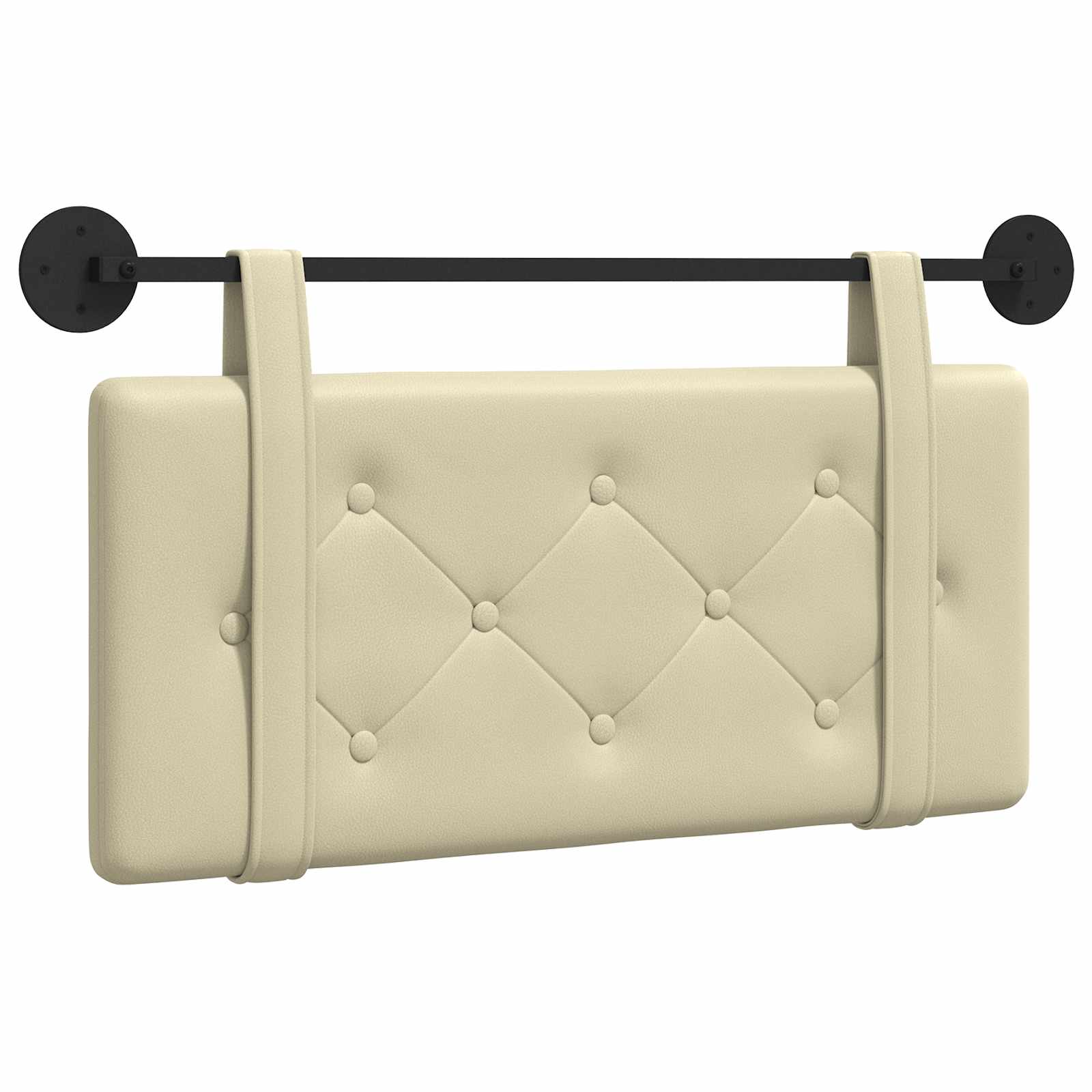 Viseće uzglavlje kreveta Krema Umjetna koža