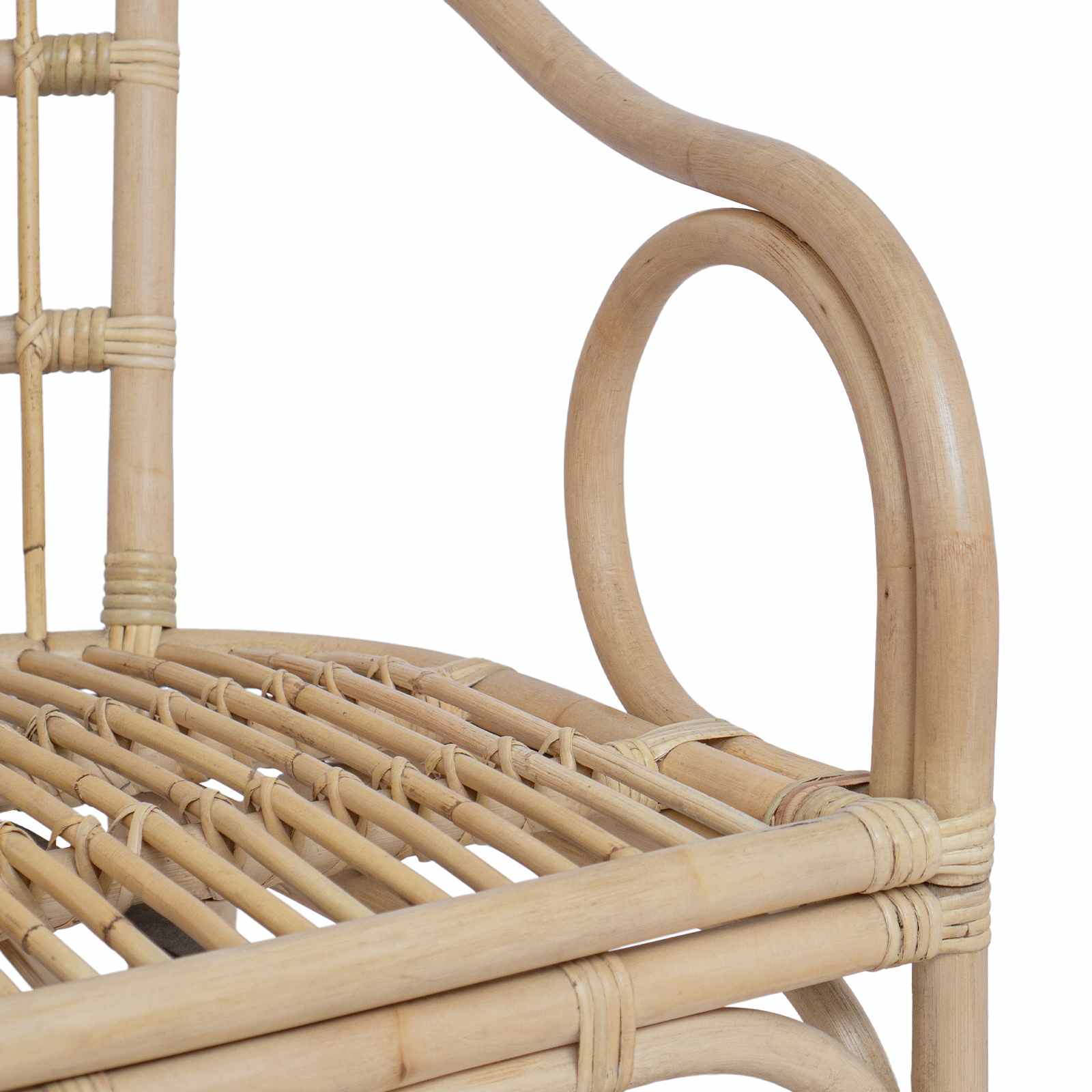 Stolica koja se može slagati Prirodna 58 x 60 x 81 cm Ratan