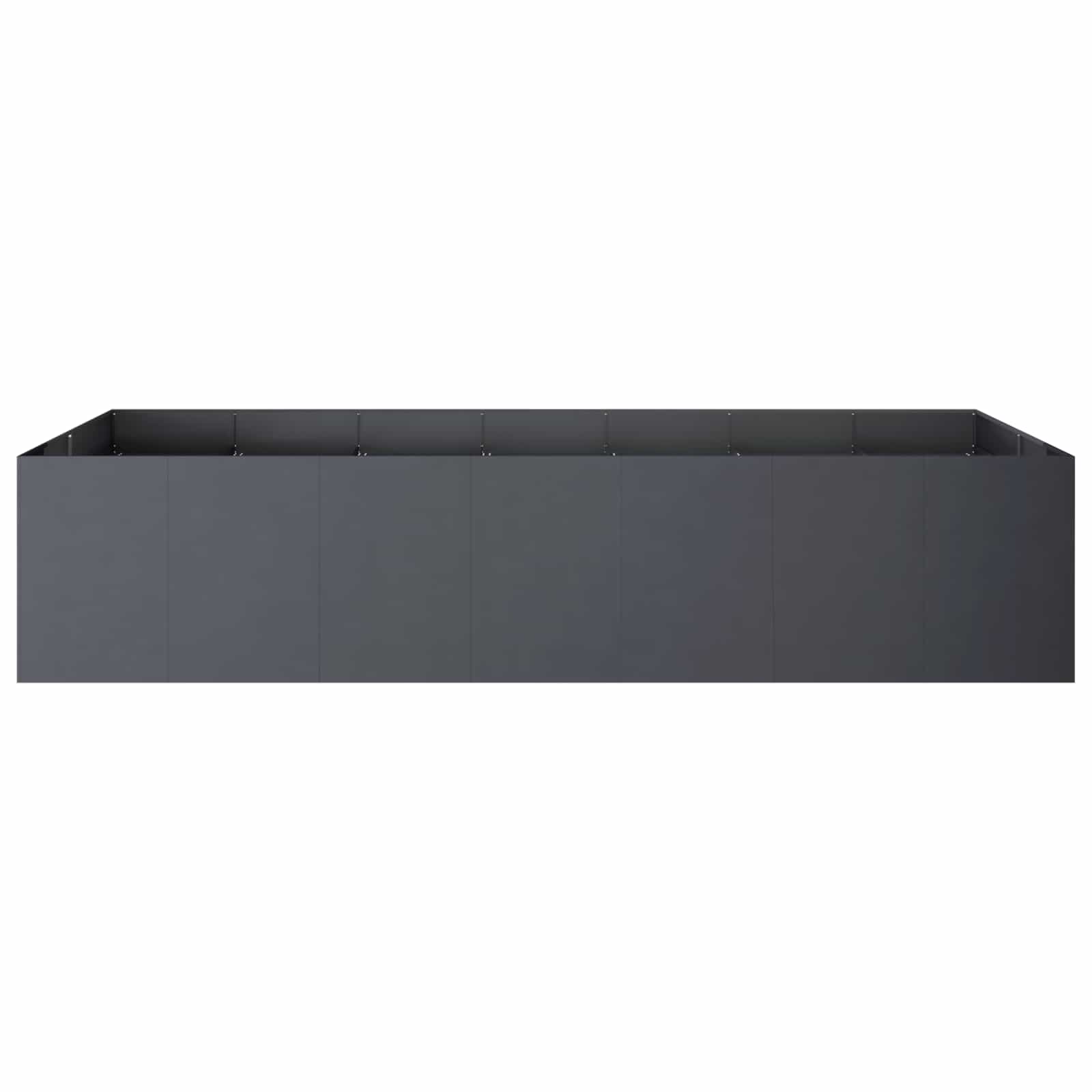 Vrtna saksija Antracit 280 x 80 x 60 cm Čelična vrata