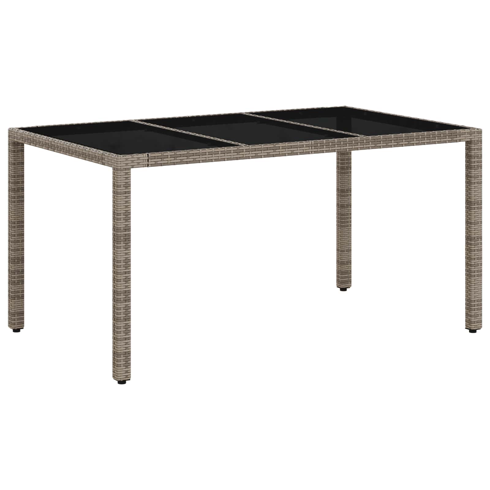 Vanjski set za objedovanje 7 pcs Svijetlo siva i tamno siva