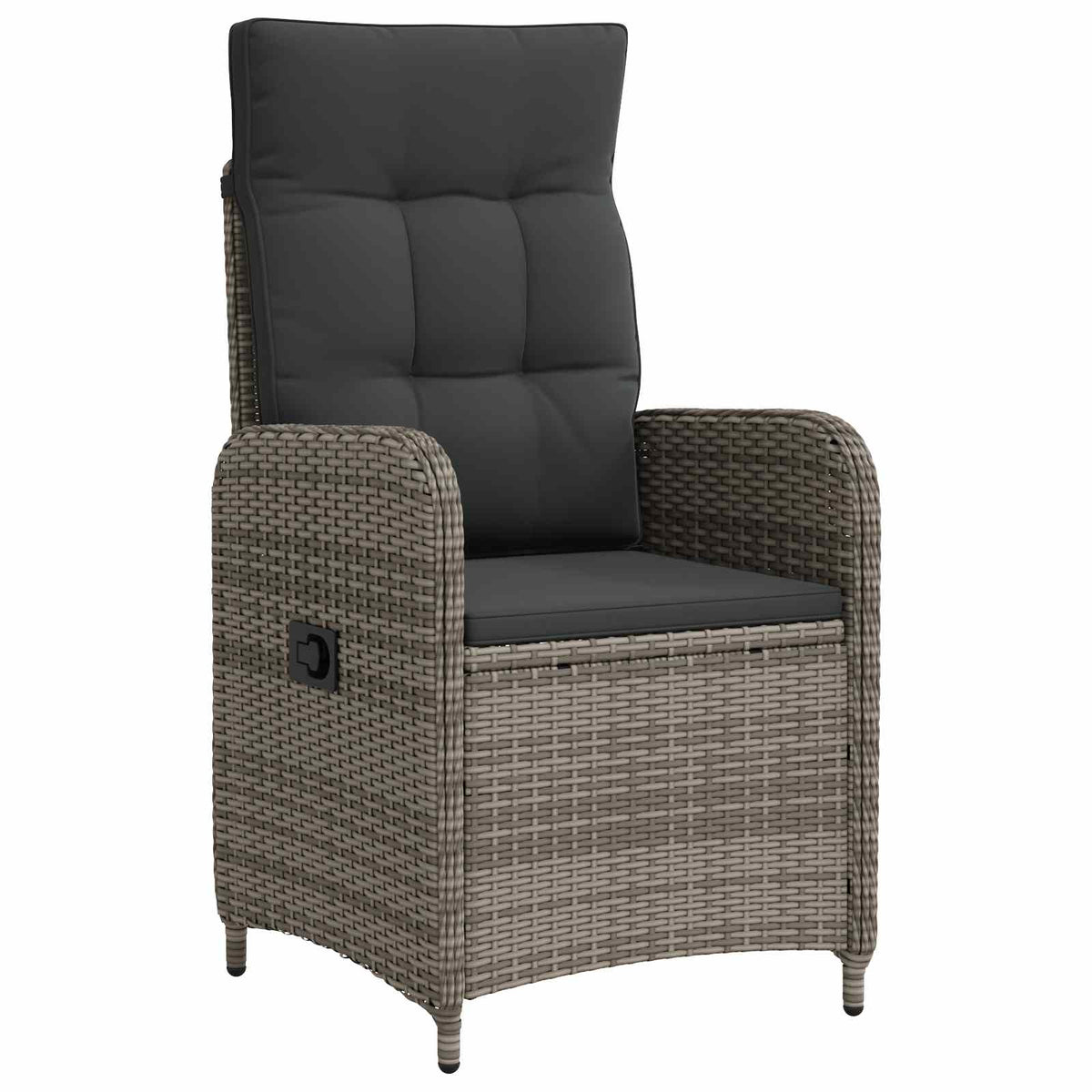 Set lounge namještaja za vrt 2 kom. Svijetlo siva i tamno siva