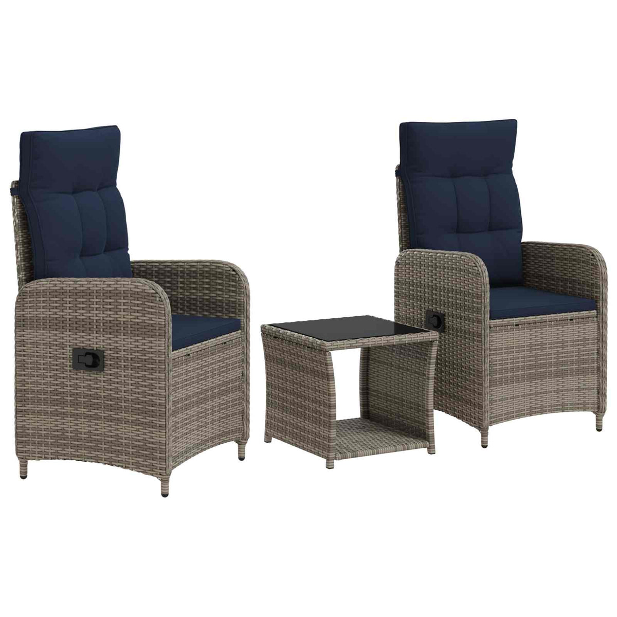 Set lounge namještaja za vrt 3 kom.