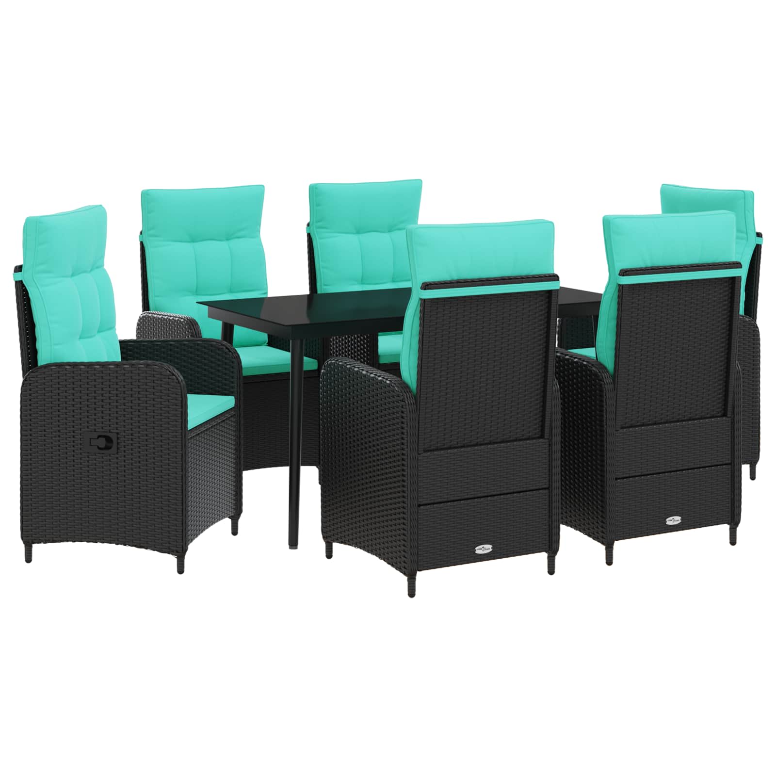 Set stolića za sofu s jastukom s jastukom 7 pcs