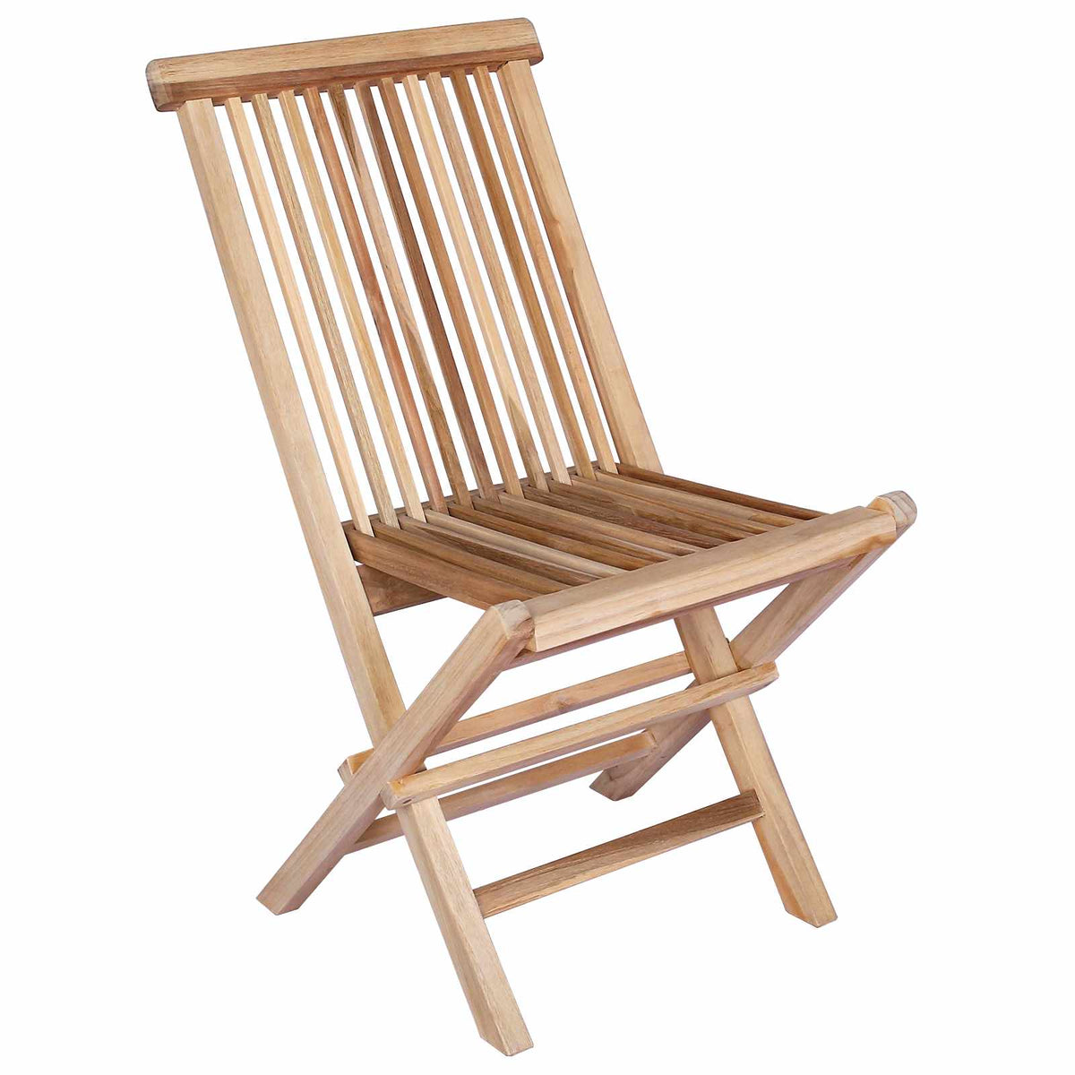 Set vrtnih namještaja 5 kom. Prirodna Čvrsto teak drvo