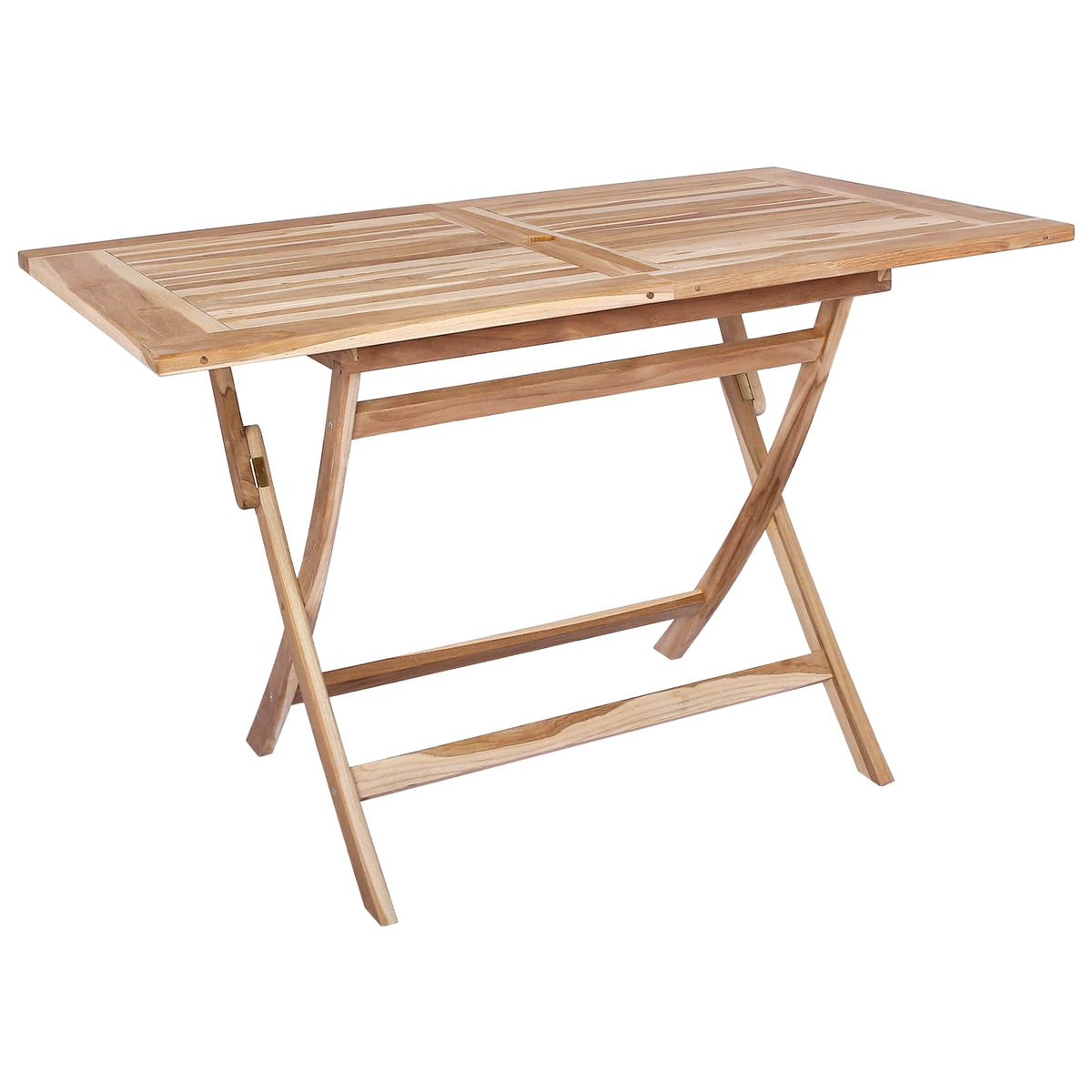 Set vrtnih namještaja 5 kom. Prirodna Čvrsto teak drvo
