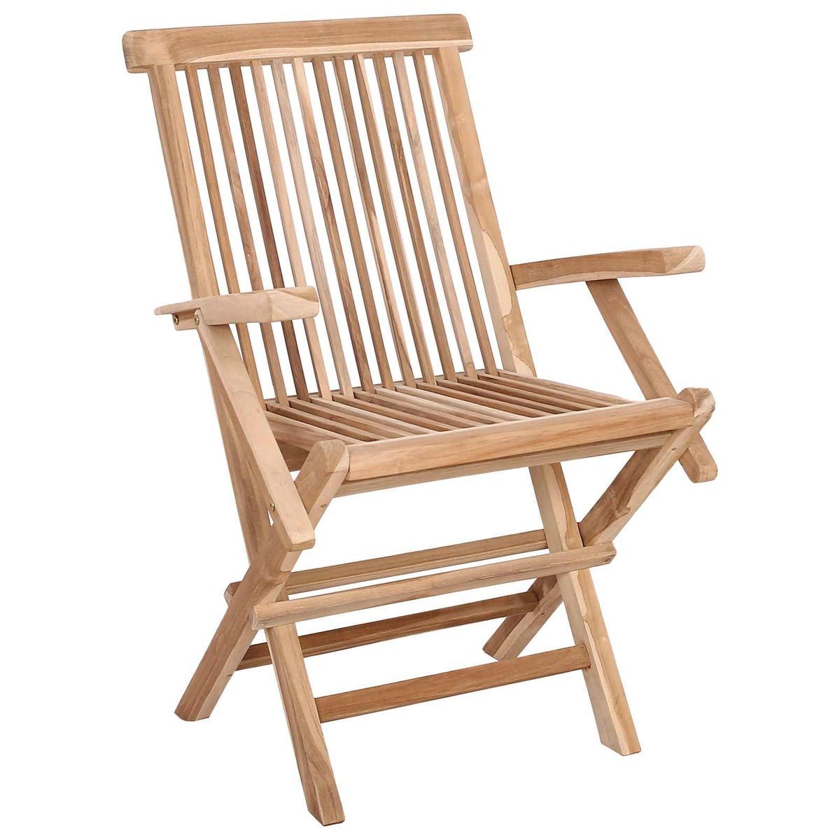 Set vrtnih namještaja 7 kom. Prirodna Čvrsto teak drvo
