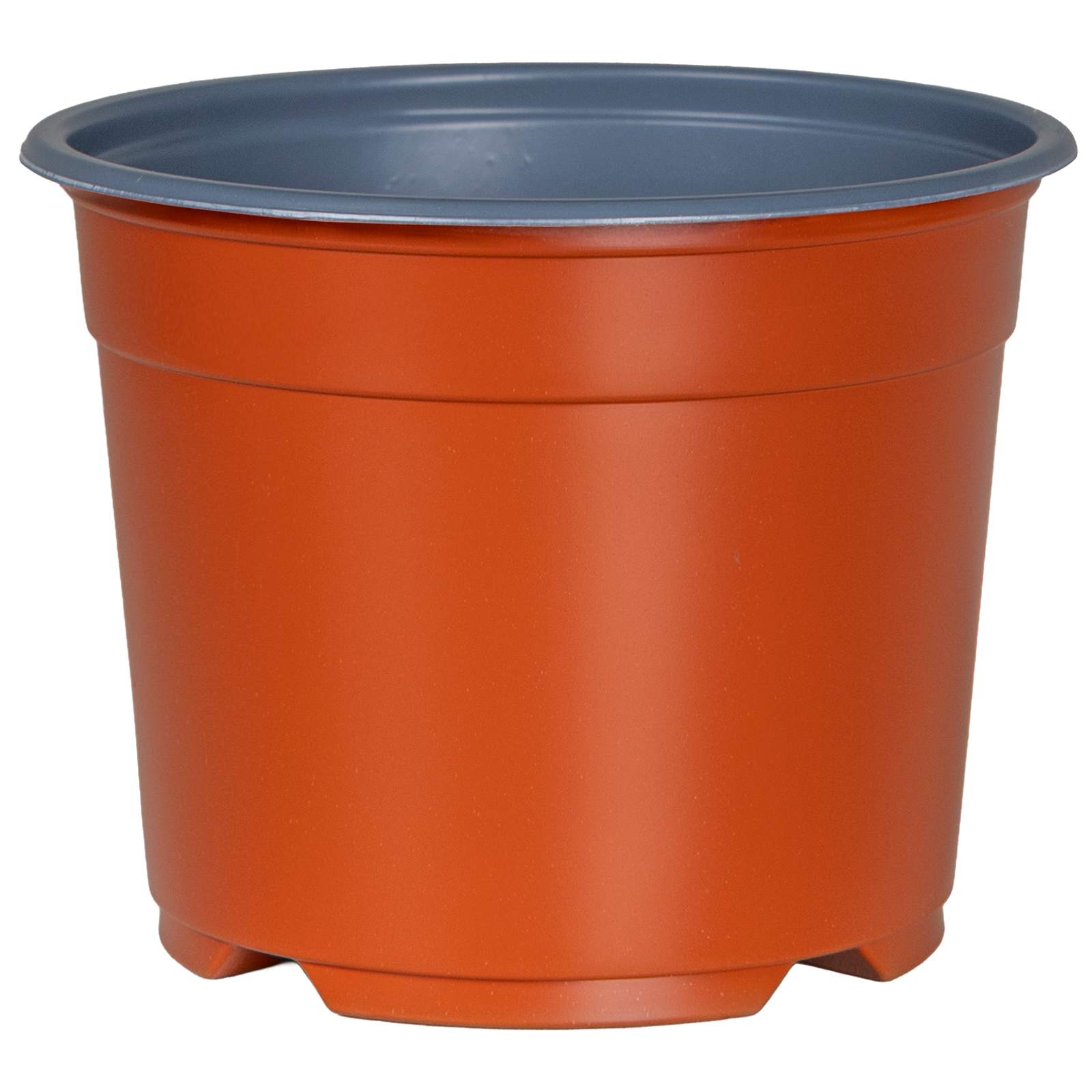 Okrugla saksija za cveće 200 pcs Terakota Ø 10 x 8 cm Plastika