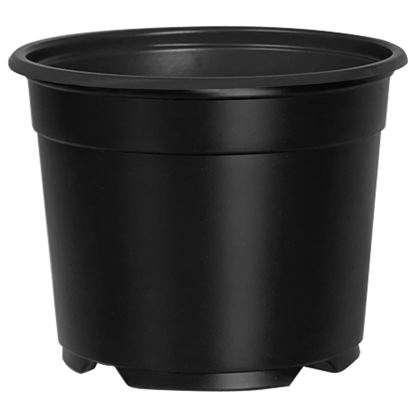Okrugla saksija za cveće 50 pcs Crna Ø 10 x 8 cm Plastika