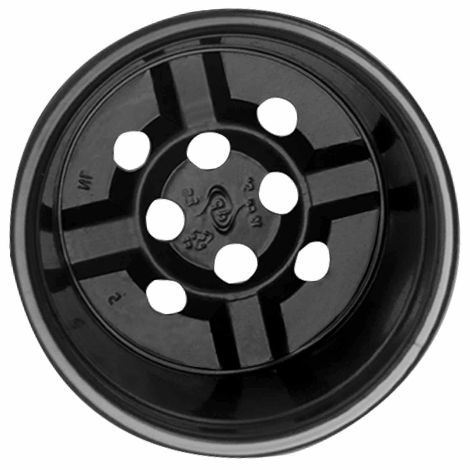 Okrugla saksija za cveće 200 pcs Crna Ø 10 x 8 cm Plastika