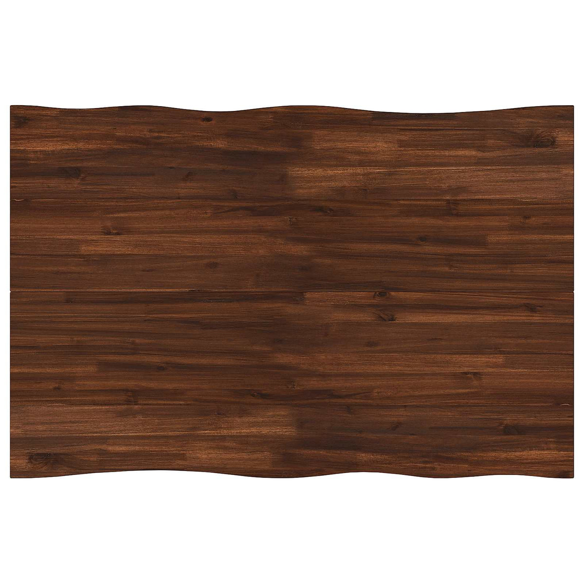 90 x 55 x 75 cm Čvrsto drvo akacije Tamno smeđa i bijela