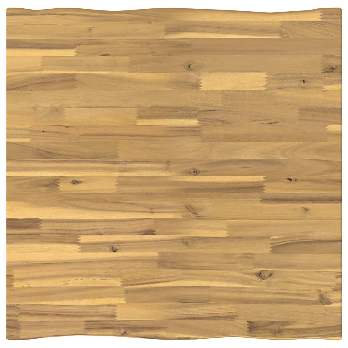 90 x 90 x 75 cm Čvrsto drvo akacije Bijela Četvrtasti