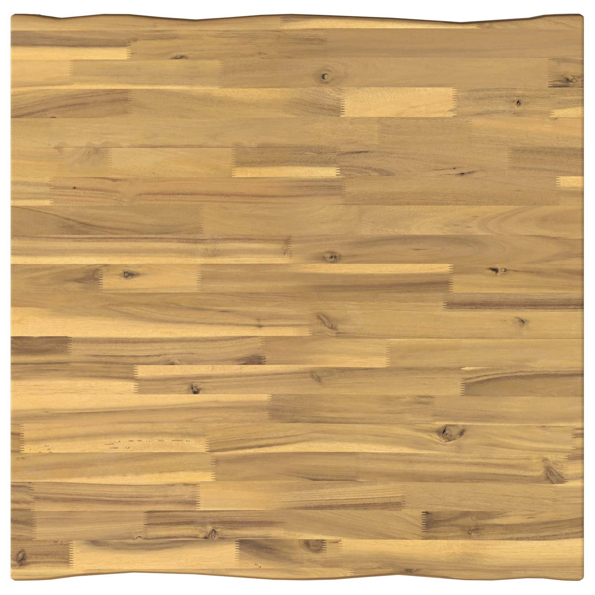 60 x 55 x 75 cm Čvrsto drvo akacije Bijela i crna Pravokutni