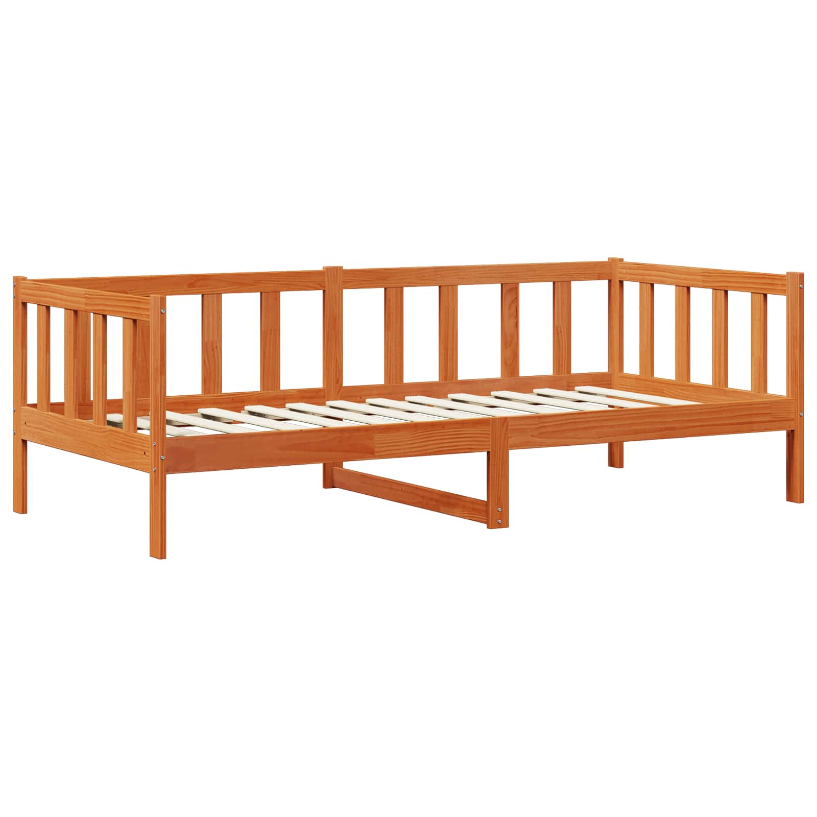 Set Dnevnog Kreveta Vosak Smeđa 90 x 200 cm Masivna borovina