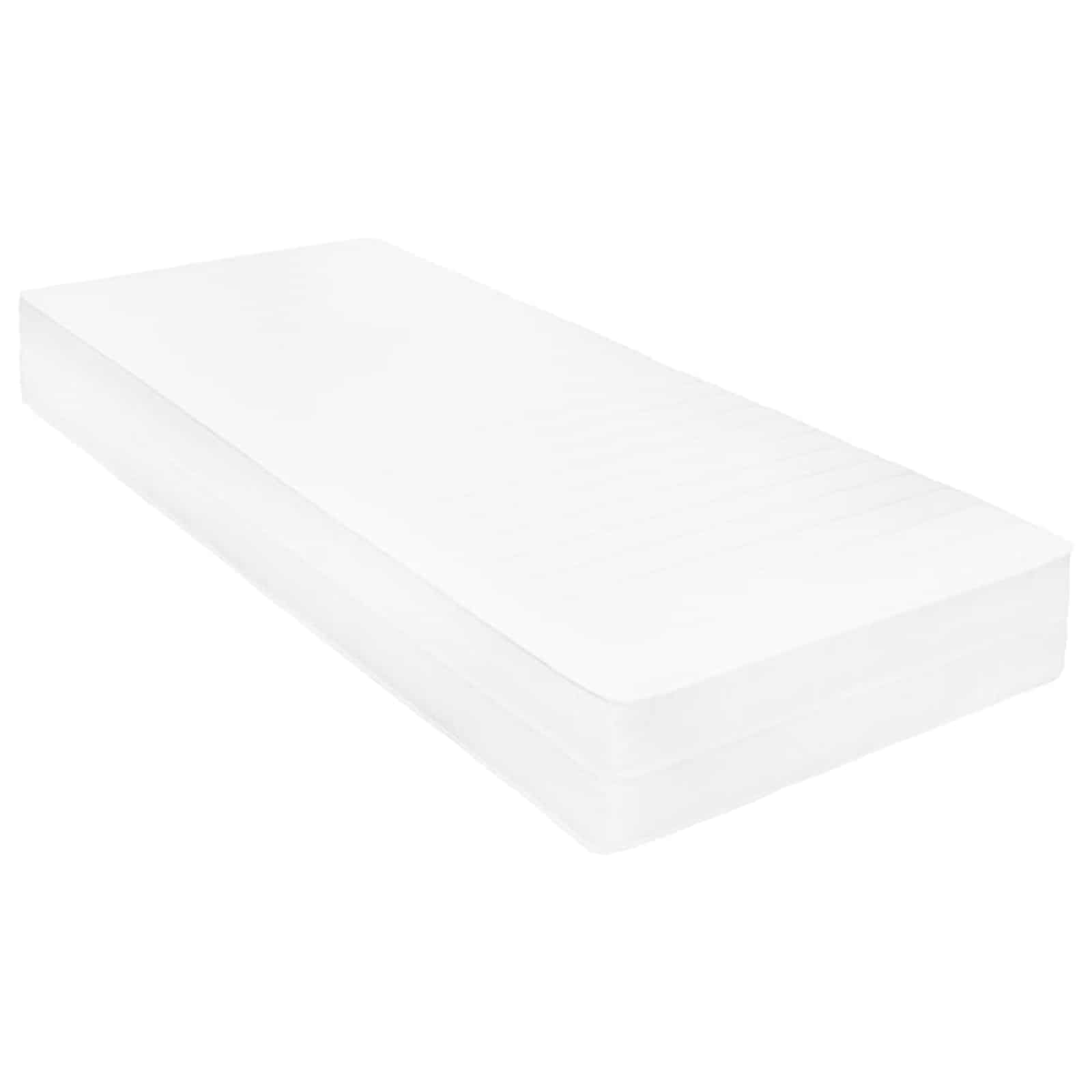 Dnevni krevet s madracem Vosak smeđa i bijela 90 x 200 cm