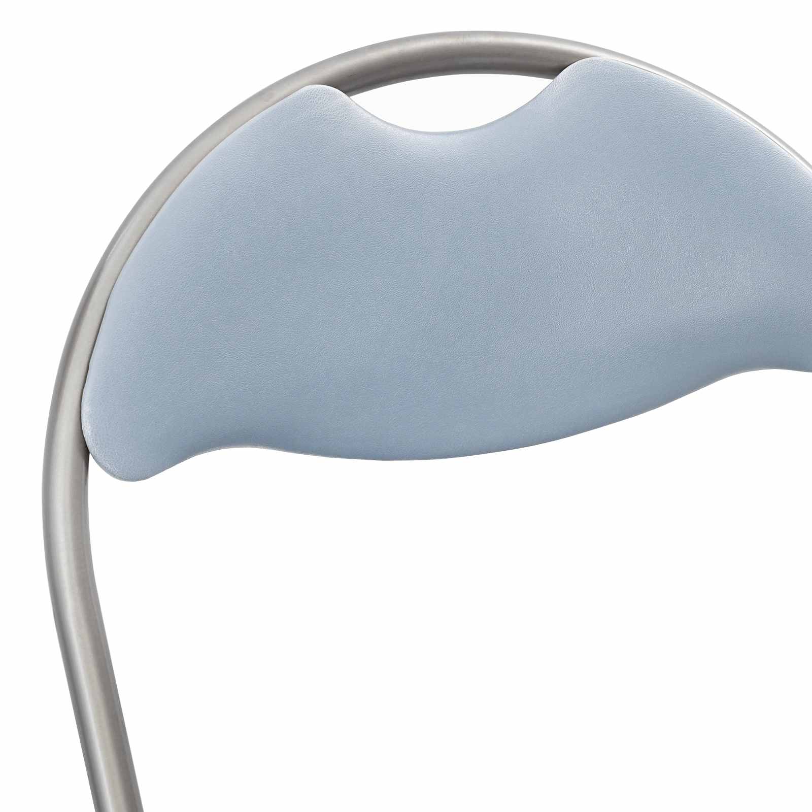 Sklopiva stolica 2 pcs Sivi 48 x 43,5 x 81 cm Lažna koža