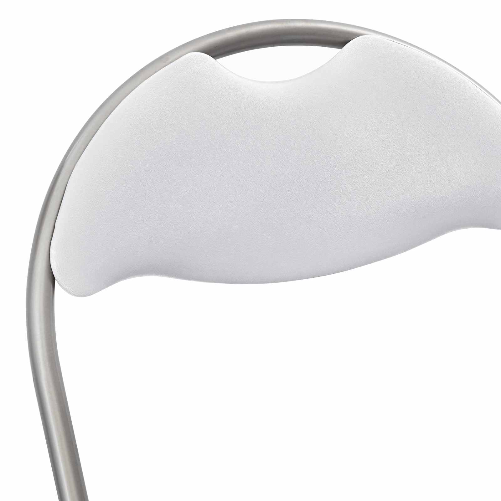 Sklopiva stolica 8 pcs Bijela i siva 48 x 43,5 x 81 cm