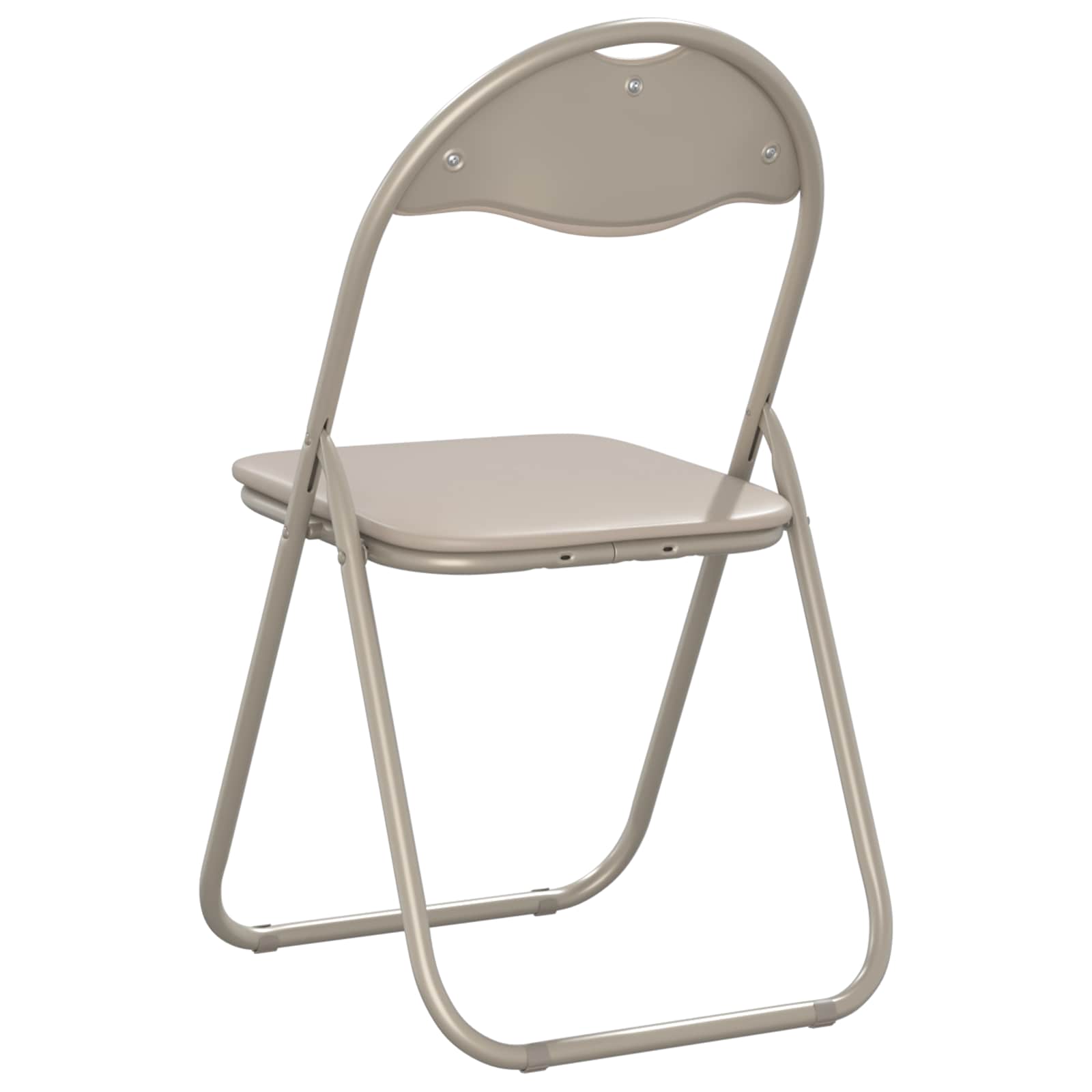 Sklopiva stolica 8 pcs Pijesak 48 x 43,5 x 81 cm Lažna koža