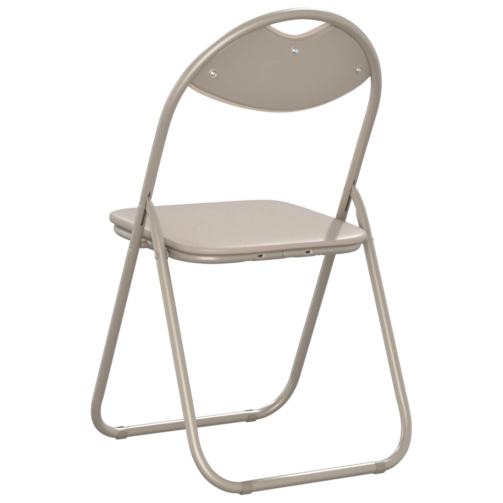 Sklopiva stolica 8 pcs Pijesak 48 x 43,5 x 81 cm Lažna koža