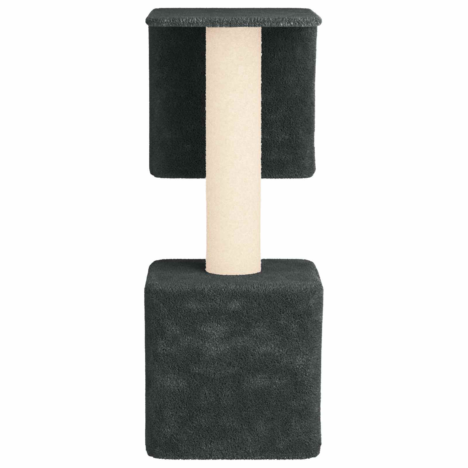 Mačje drvo s sisalnim postoljima za grebanje Tamnosiva 114 cm