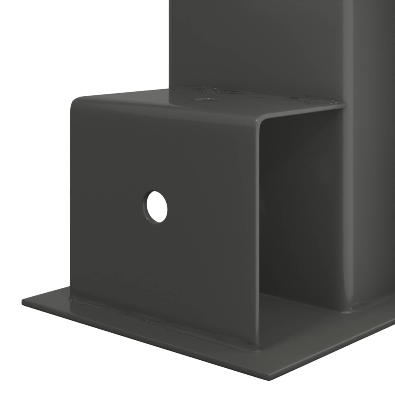Pomoć za slaganje drva 12 pcs Antracit 34 x 10 x 15 cm Čelik