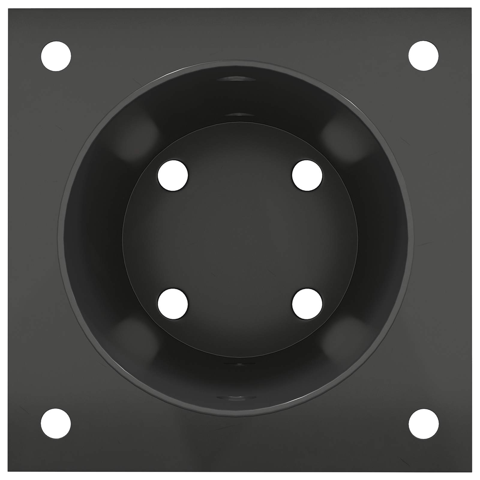 Okrugli sidrište u zemlji 12 pcs Antracit 15 x 15 x 15 cm Metal