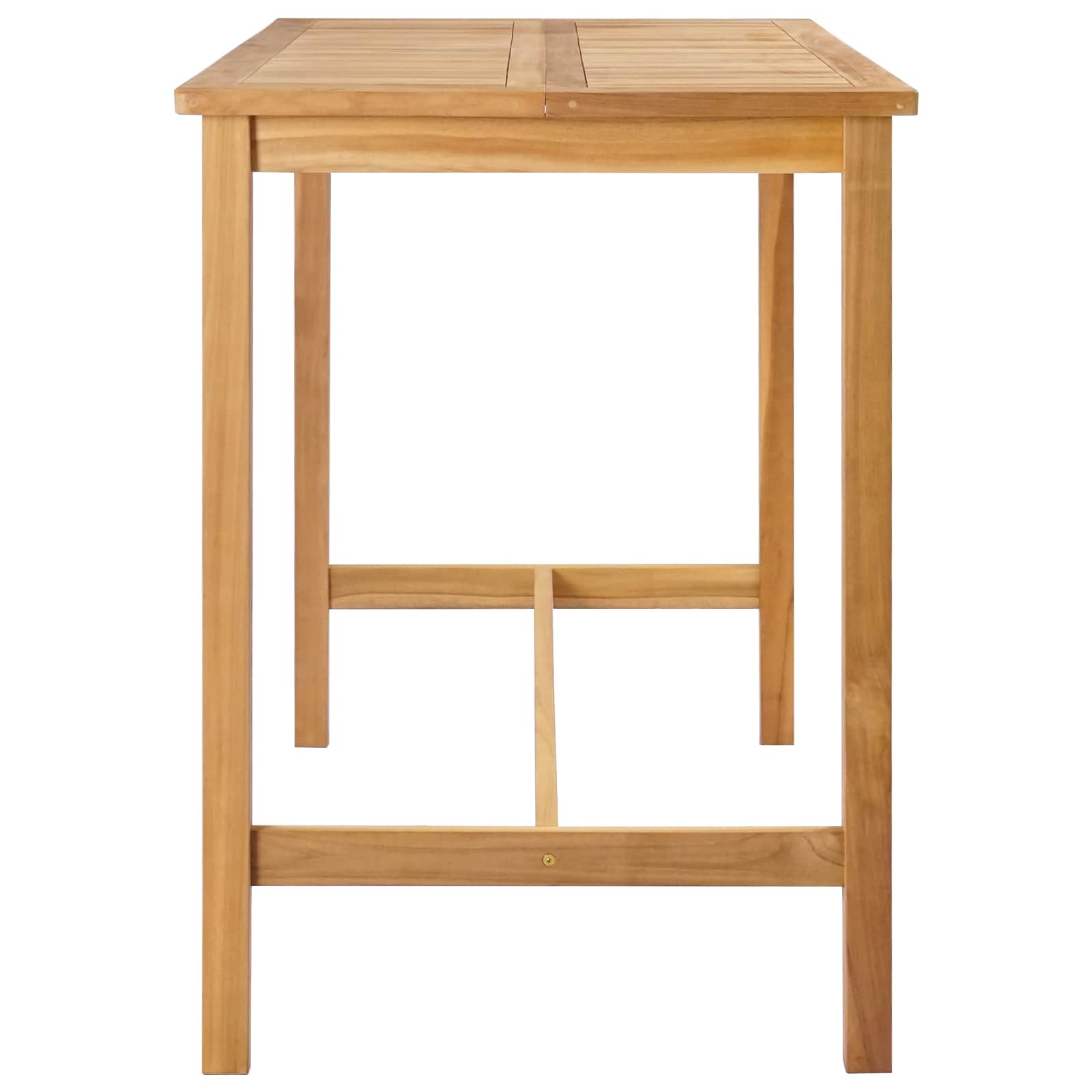 Stol za bar Prirodna 150 x 75 x 105 cm Čvrsto teak drvo