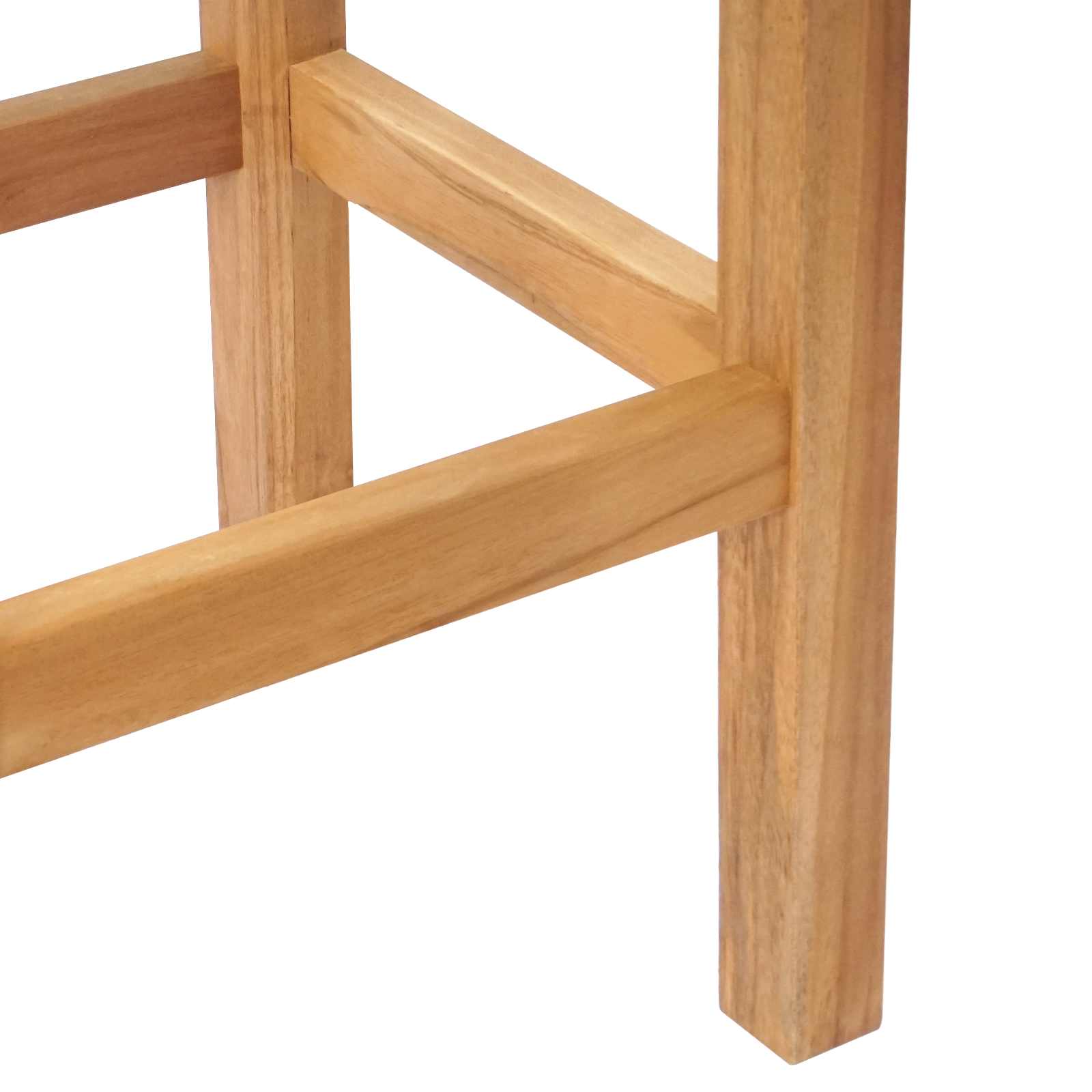 Barska stolica 4 pcs Prirodna Čvrsto teak drvo