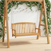 Ljuljačka Prirodna 114 x 61 x 61,5 cm Čvrsto teak drvo