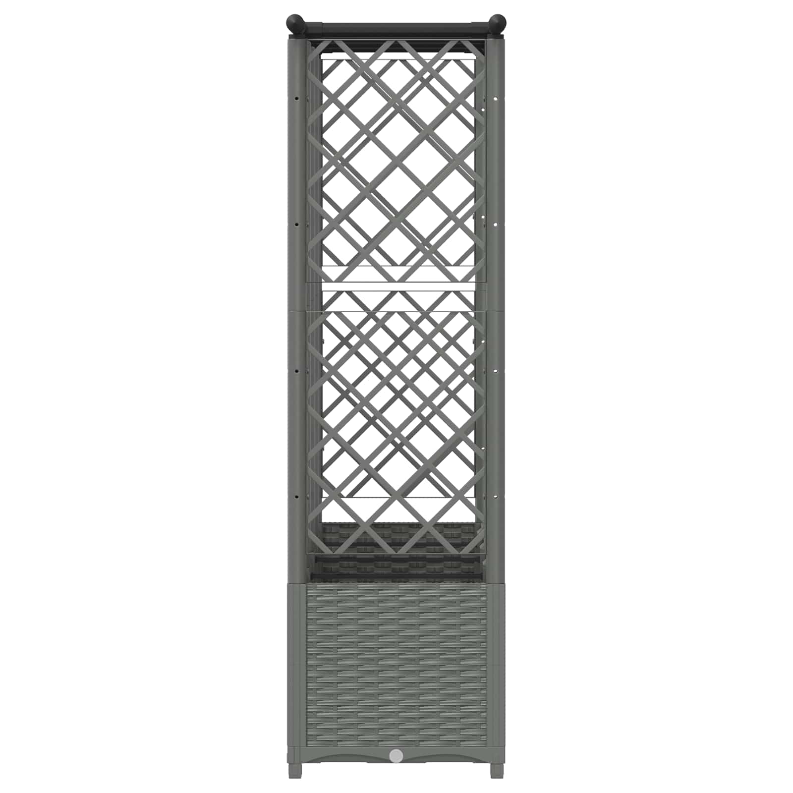 Povišeni krevet s mrežom i krovom Svjetlosiva 202 x 40 x 136 cm