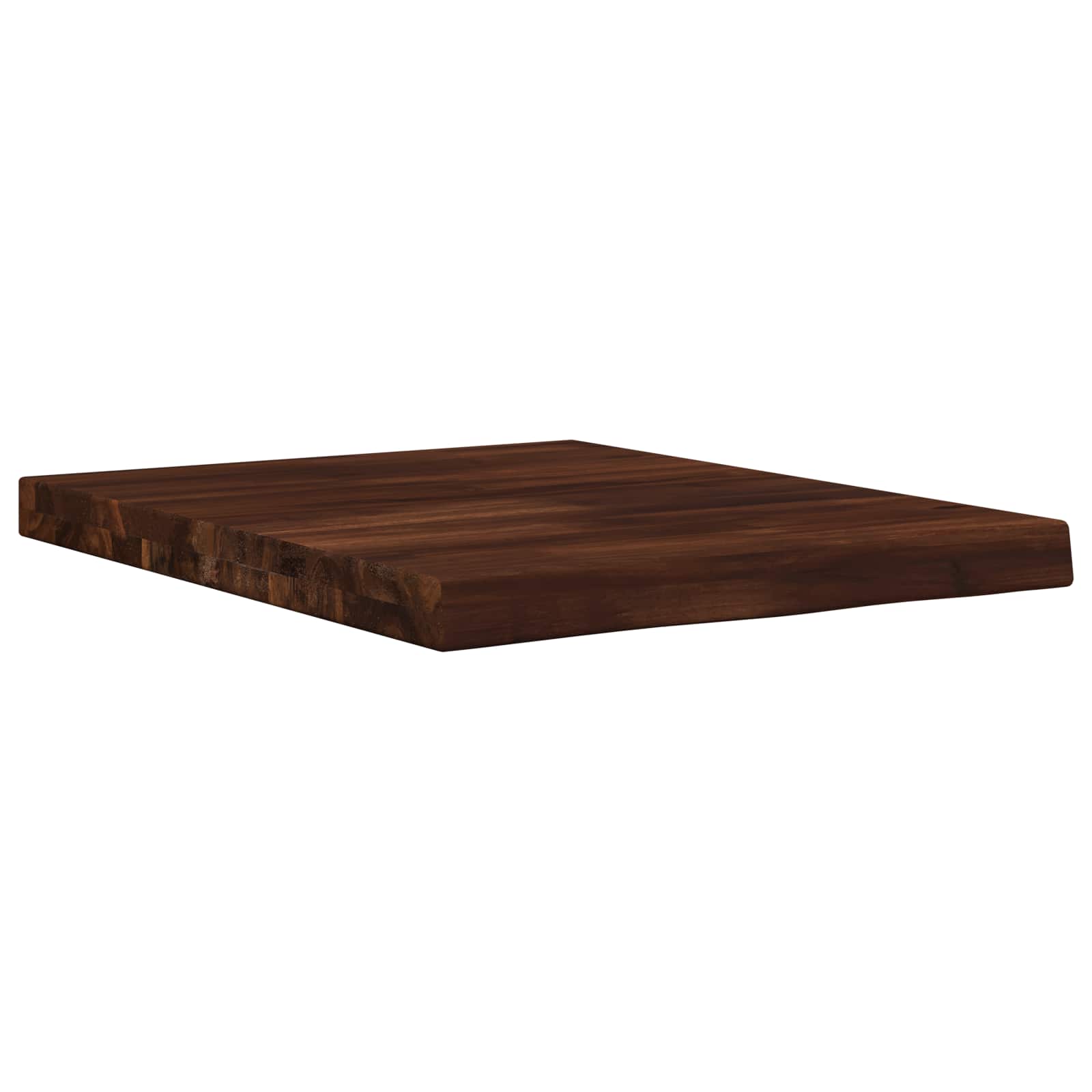 Pravokutni stolni vrh 90 x 50 x 3,5 cm Četvrtasti Tamno smeđa