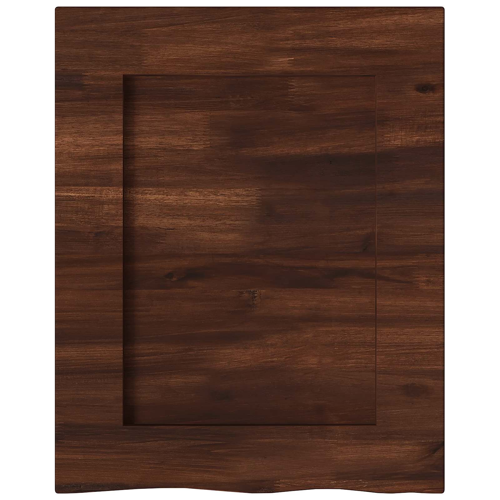 Pravokutni stolni vrh 90 x 50 x 3,5 cm Četvrtasti Tamno smeđa