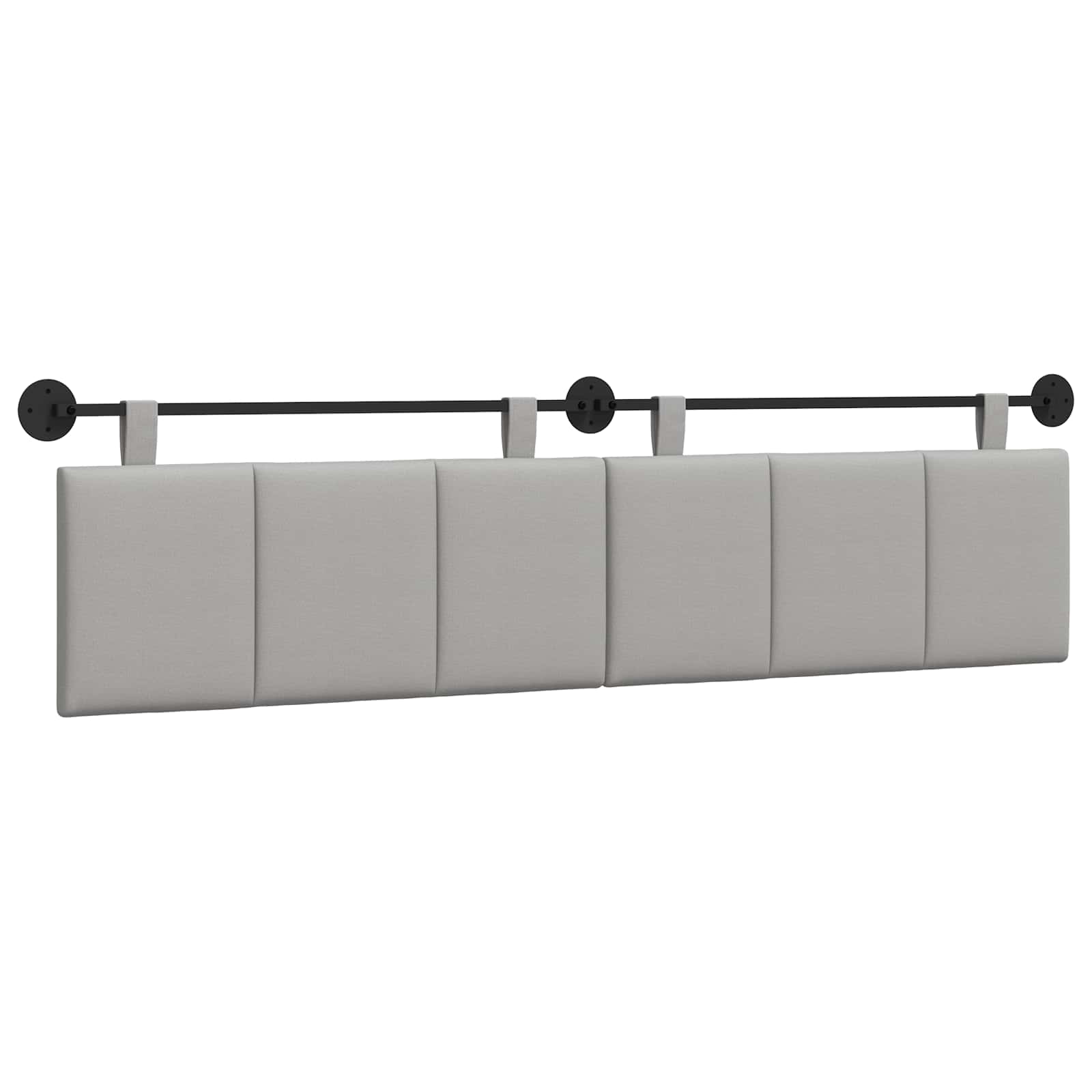 Viseće uzglavlje kreveta Oblačnosiva Tkanina