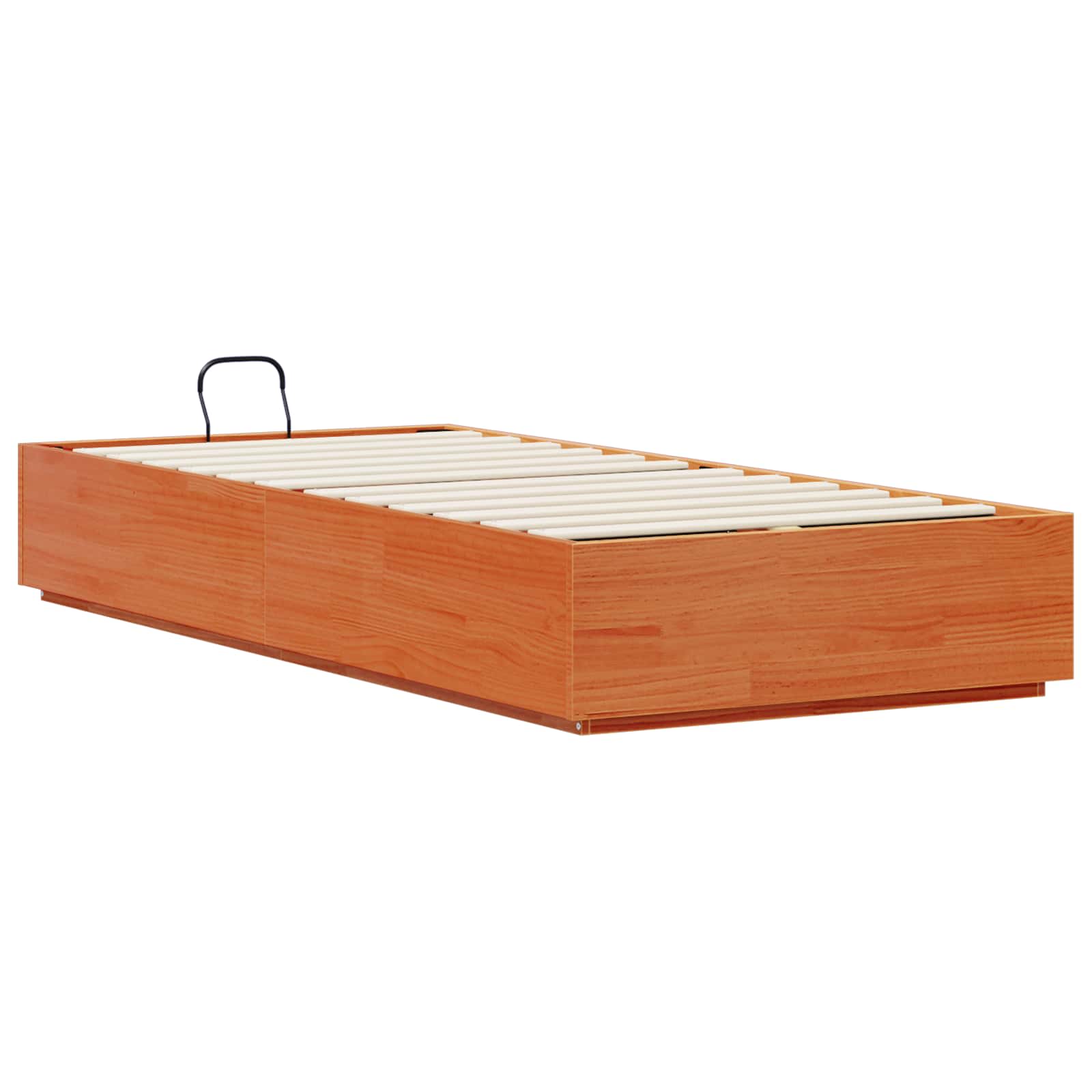 Otomanski krevet Vosak Smeđa 90 x 200 cm Masivna borovina