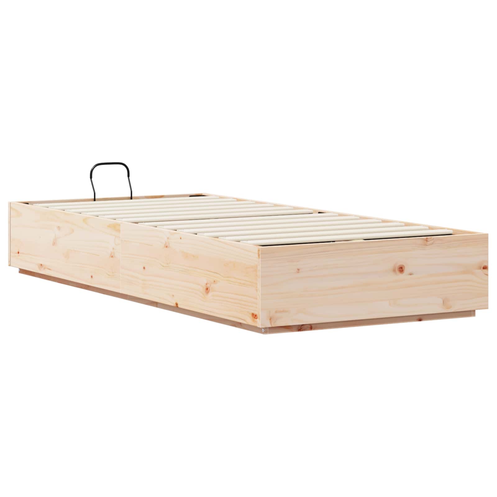 Otomanski krevet Prirodna 100 x 200 cm Masivna borovina