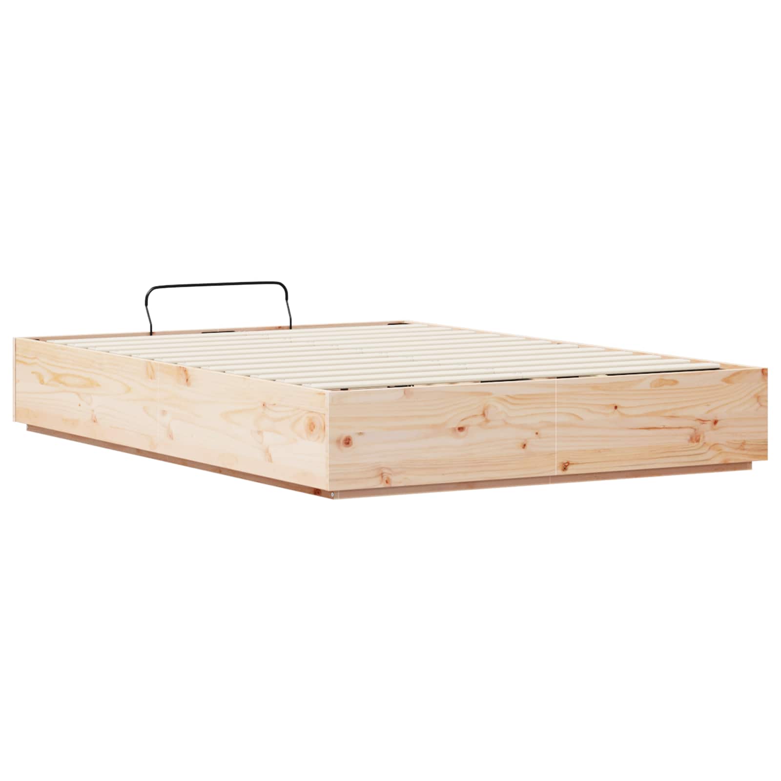 Otomanski krevet Prirodna 120 x 200 cm Masivna borovina
