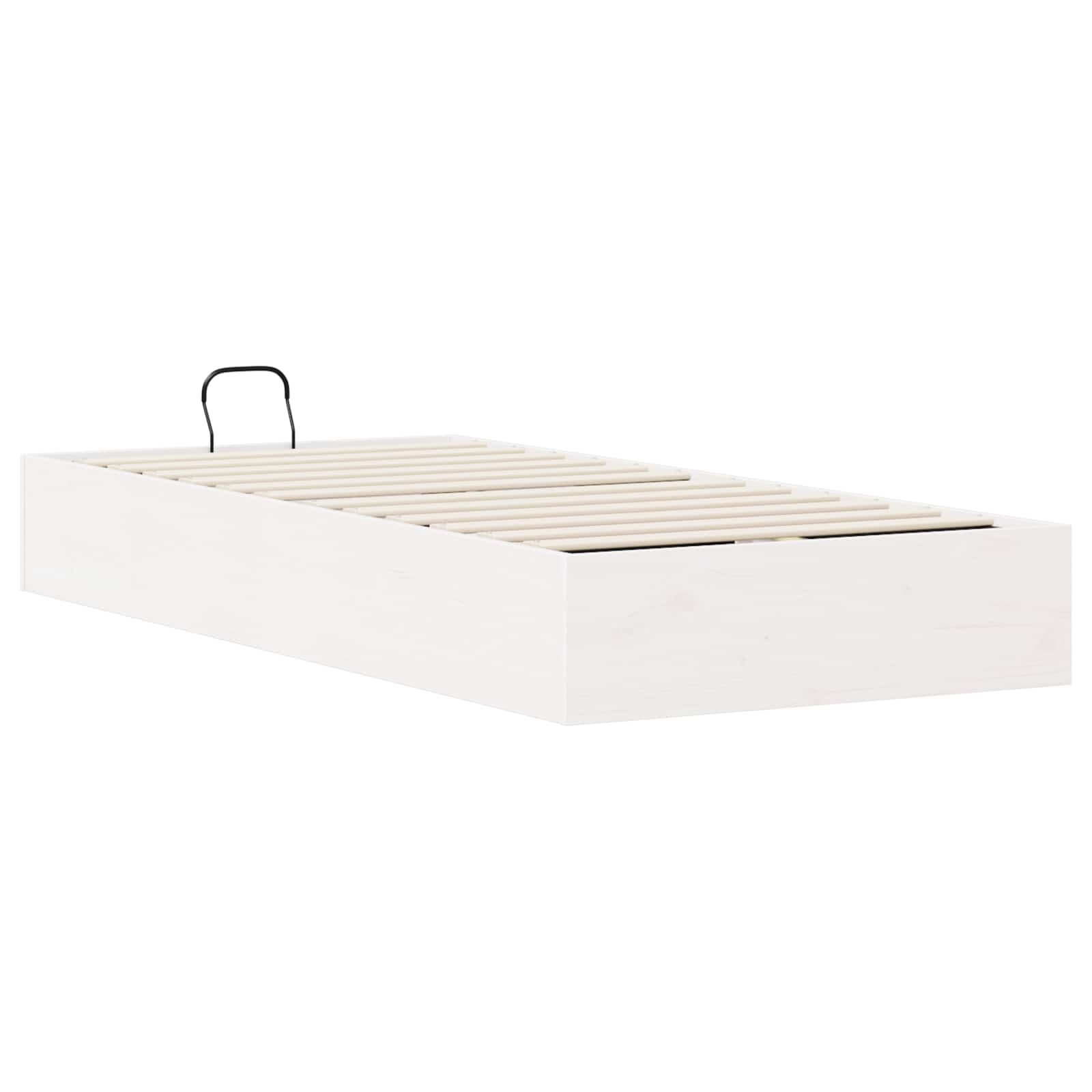Ottomanska krevetna konstrukcija s pohranom Bijeli 90 x 200 cm