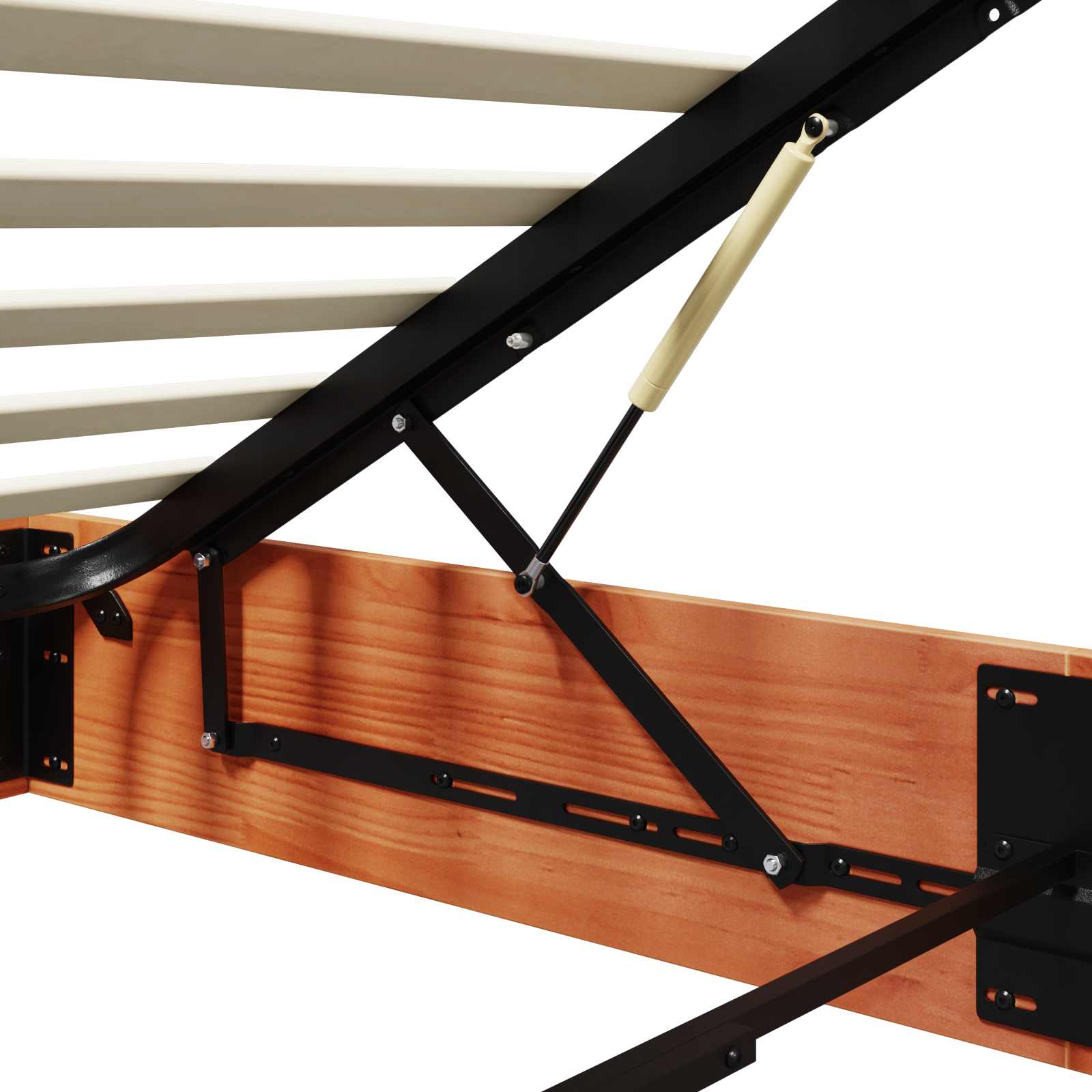 Ottomanska krevetna konstrukcija s pohranom Vosak Smeđa