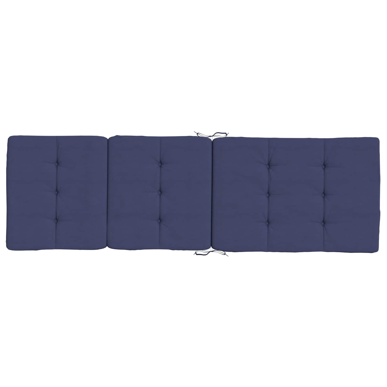 Jastučić za van 2 pcs Mornarsko plava 180 x 55 x 7 cm Tkanina
