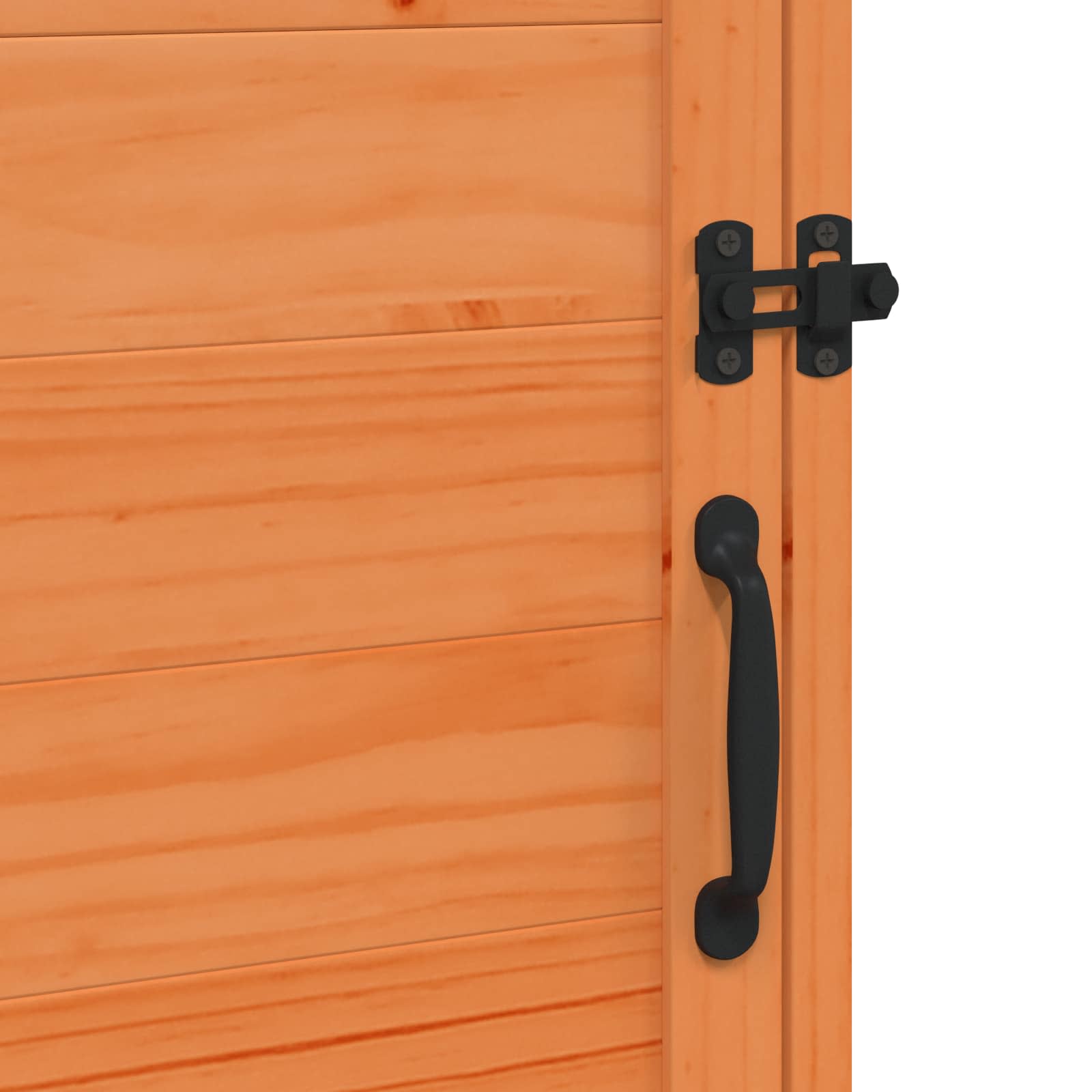 Vrtna Šupa s krovom Smeđa 59 x 56 x 113,5 cm Čvrsto drvo jele