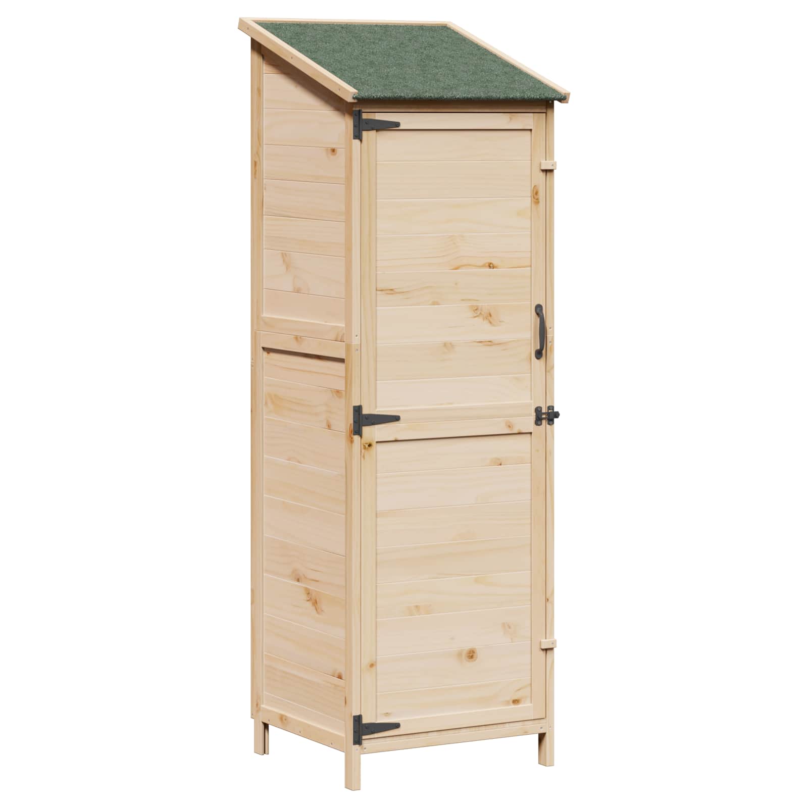 Vrtna Šupa Prirodna 59,5 x 56 x 176,5 cm Čvrsto drvo jele