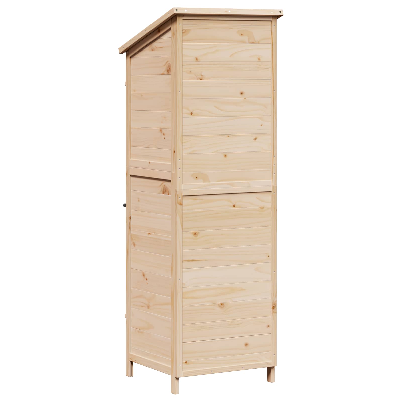 Vrtna Šupa Prirodna 59,5 x 56 x 176,5 cm Čvrsto drvo jele