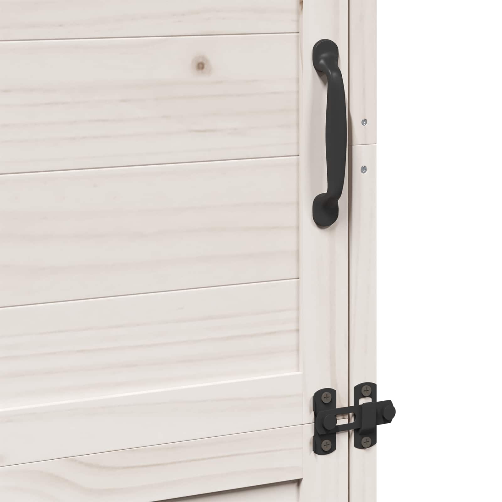 Vrtna Šupa Bijela 59,5 x 56 x 176,5 cm Čvrsto drvo jele
