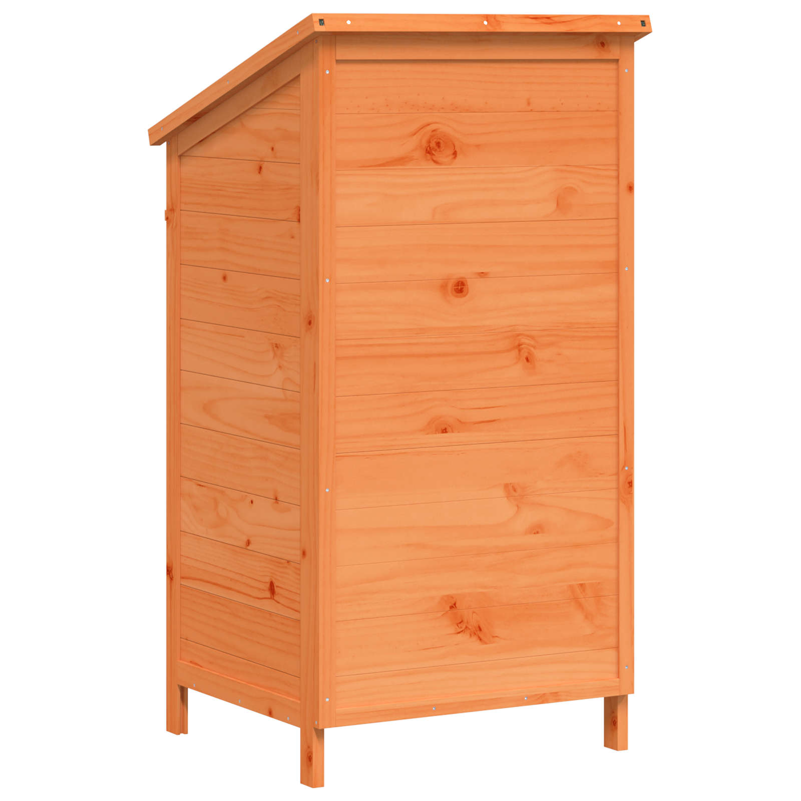 Vrtna Šupa s krovom Smeđa 59 x 56 x 113,5 cm Čvrsto drvo jele