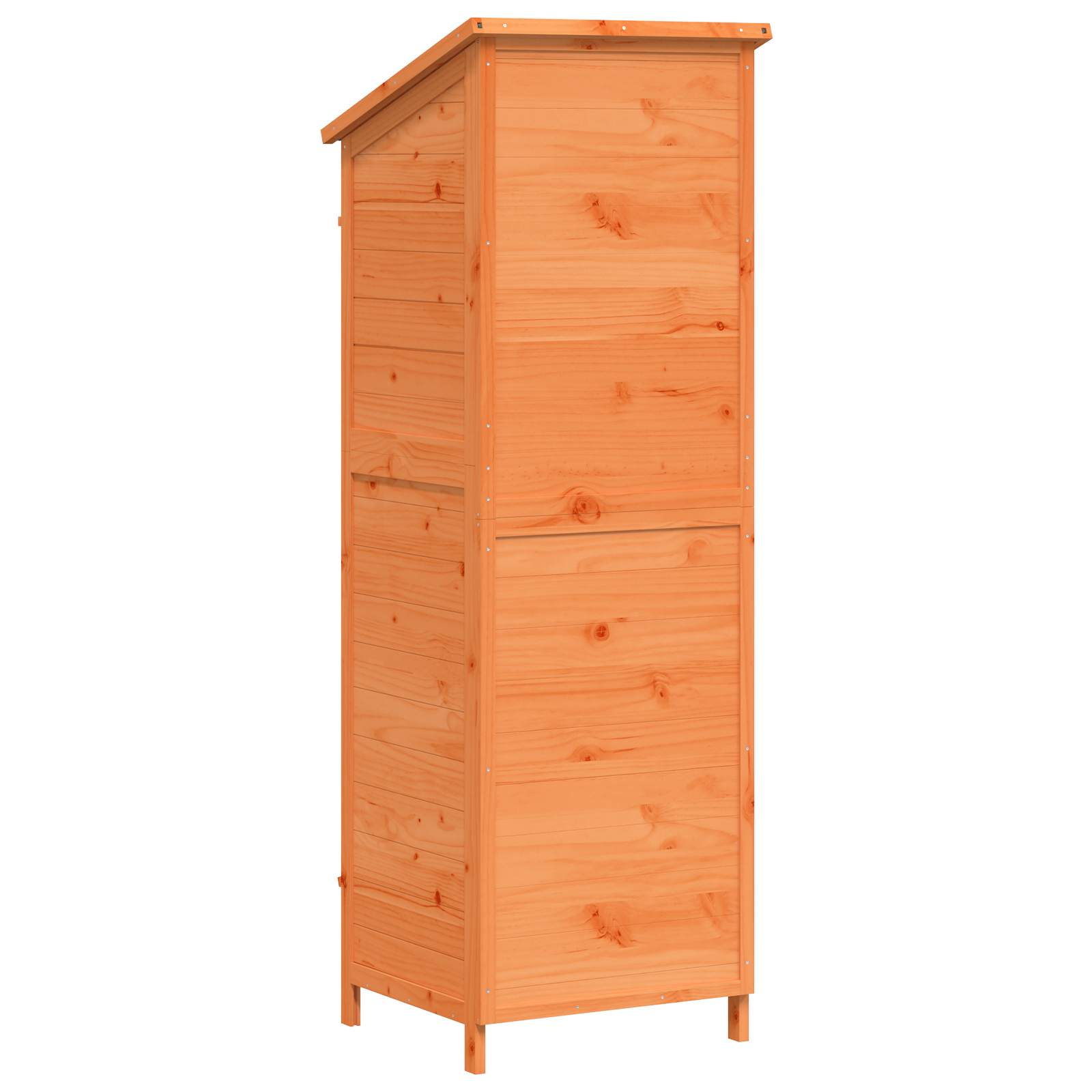 Vrtna Šupa Smeđa 59 x 56 x 176 cm Čvrsto drvo jele