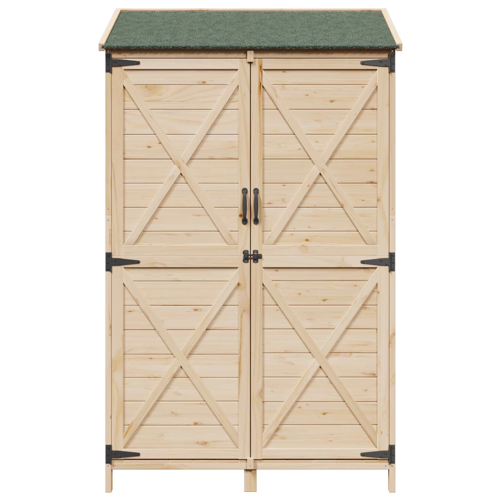Vrtna Šupa Prirodna 106 x 56 x 176,5 cm Čvrsto drvo jele