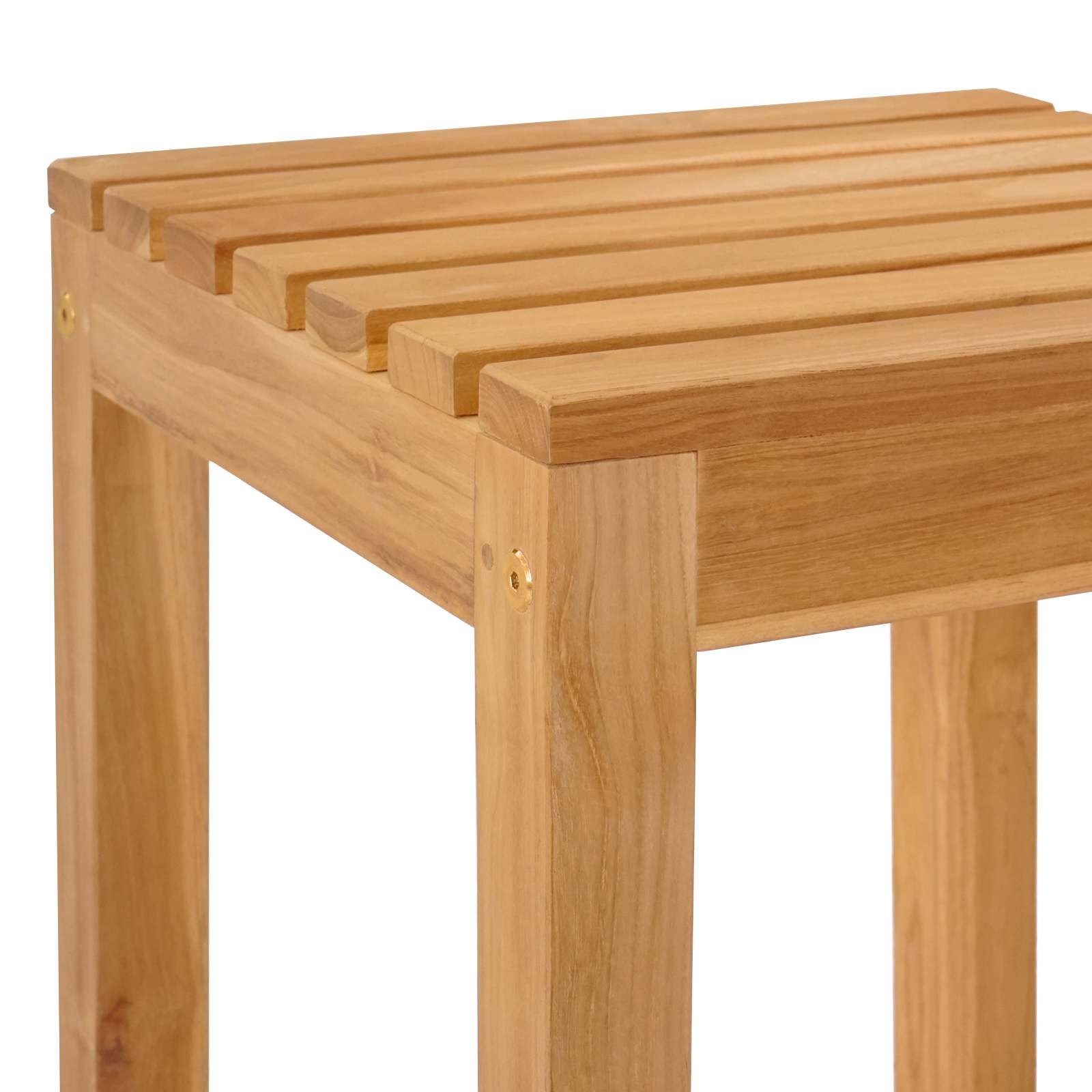 Vanjski bar set 5 pcs Neprerađeno Čvrsto teak drvo