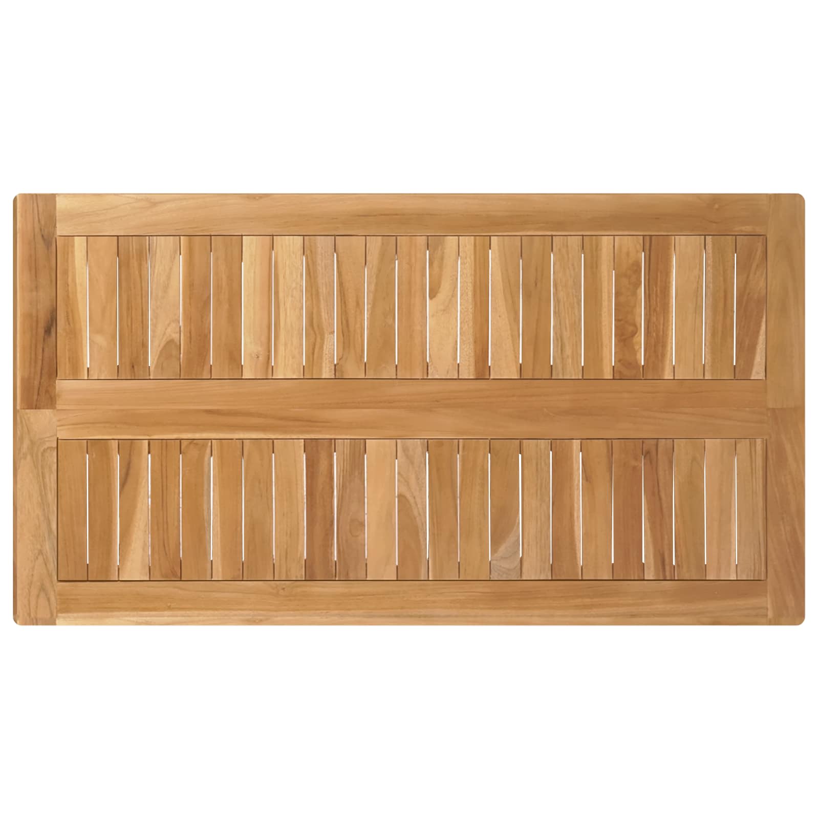 Vanjski bar set 5 pcs Neprerađeno Čvrsto teak drvo