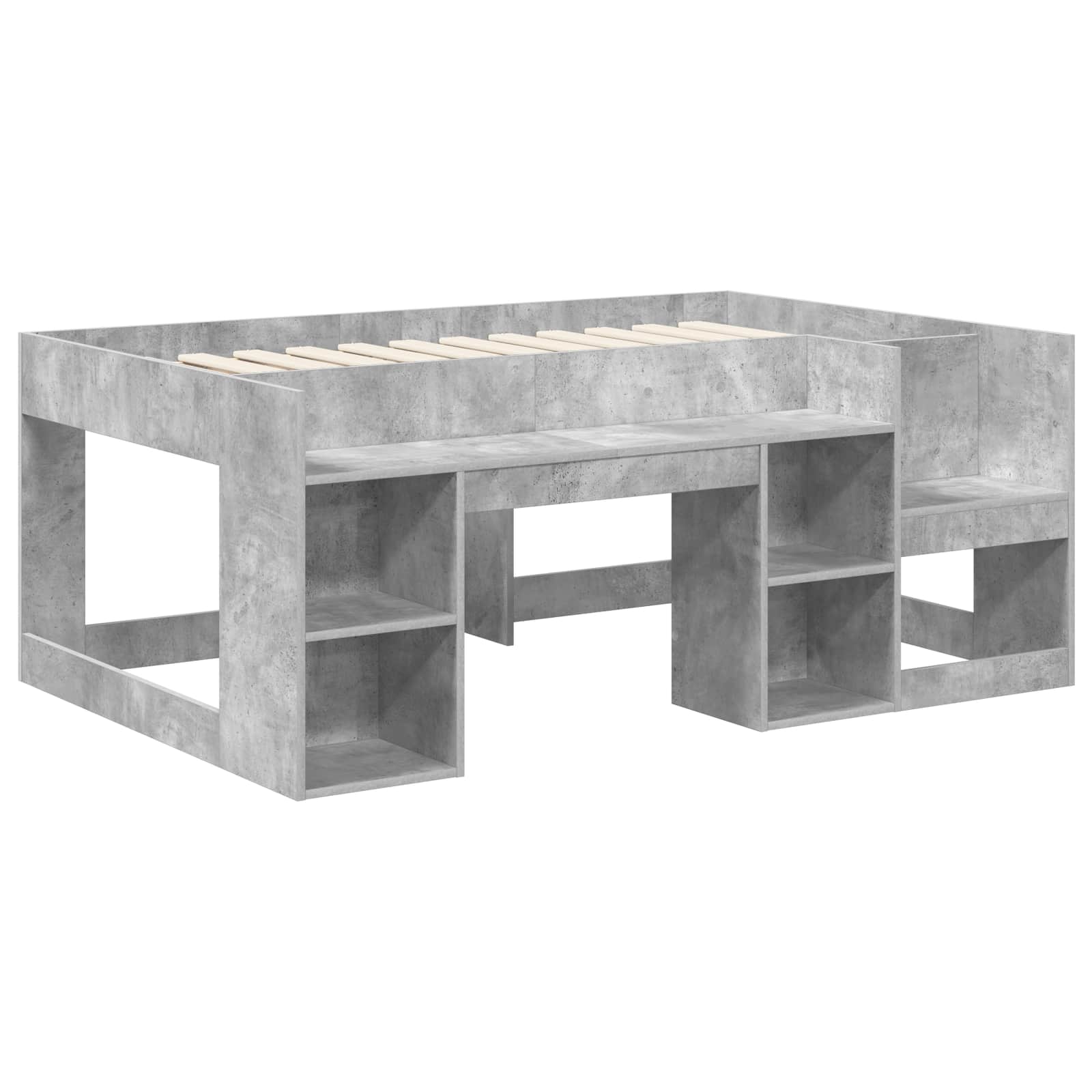 Krevet za djecu s ladicama Betonska siva 80 x 160 cm